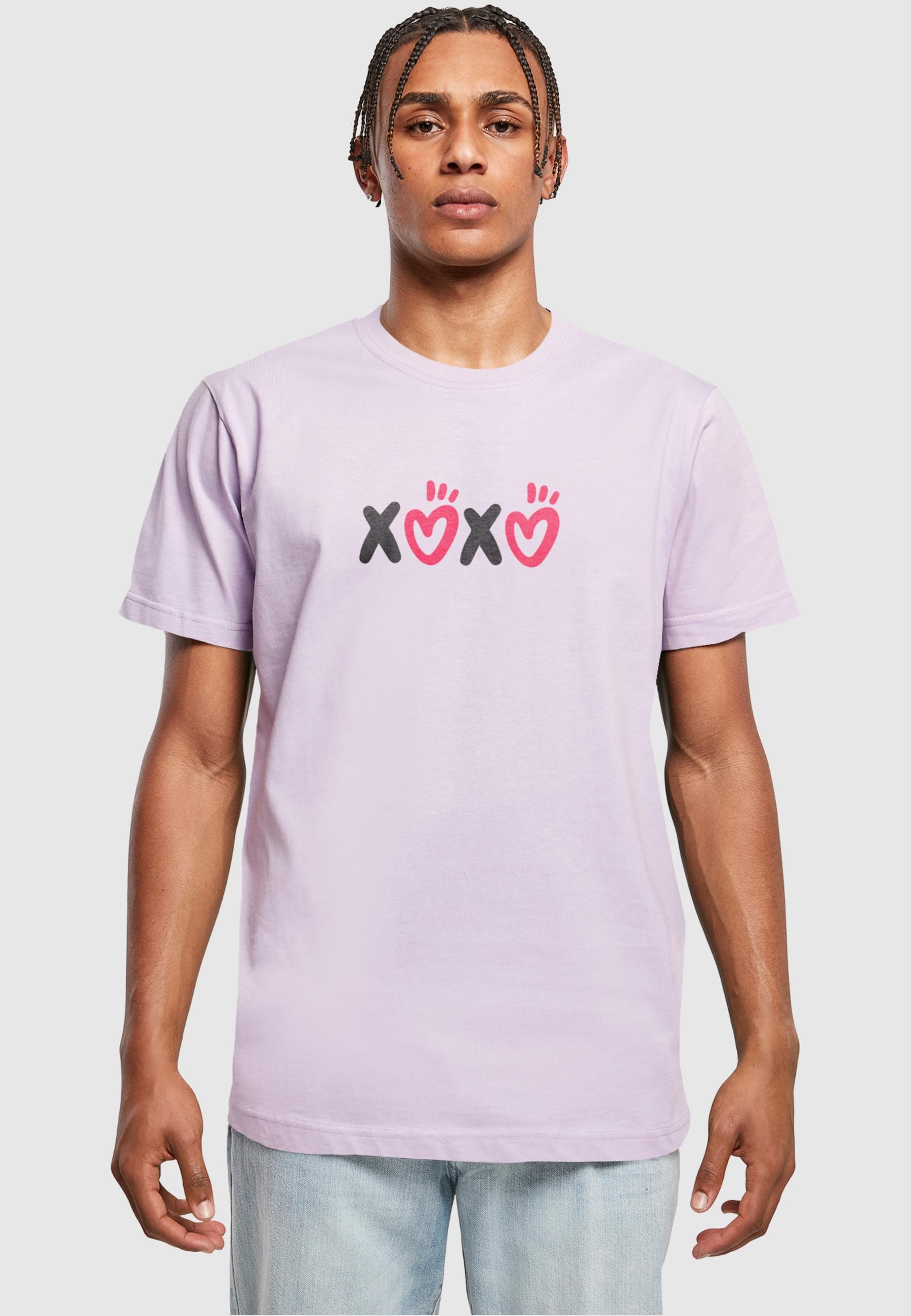 Merchcode T-Shirt »Merchcode Herren Valentines Day - XOXO T-Shirt Round Neck«, (1 tlg.)