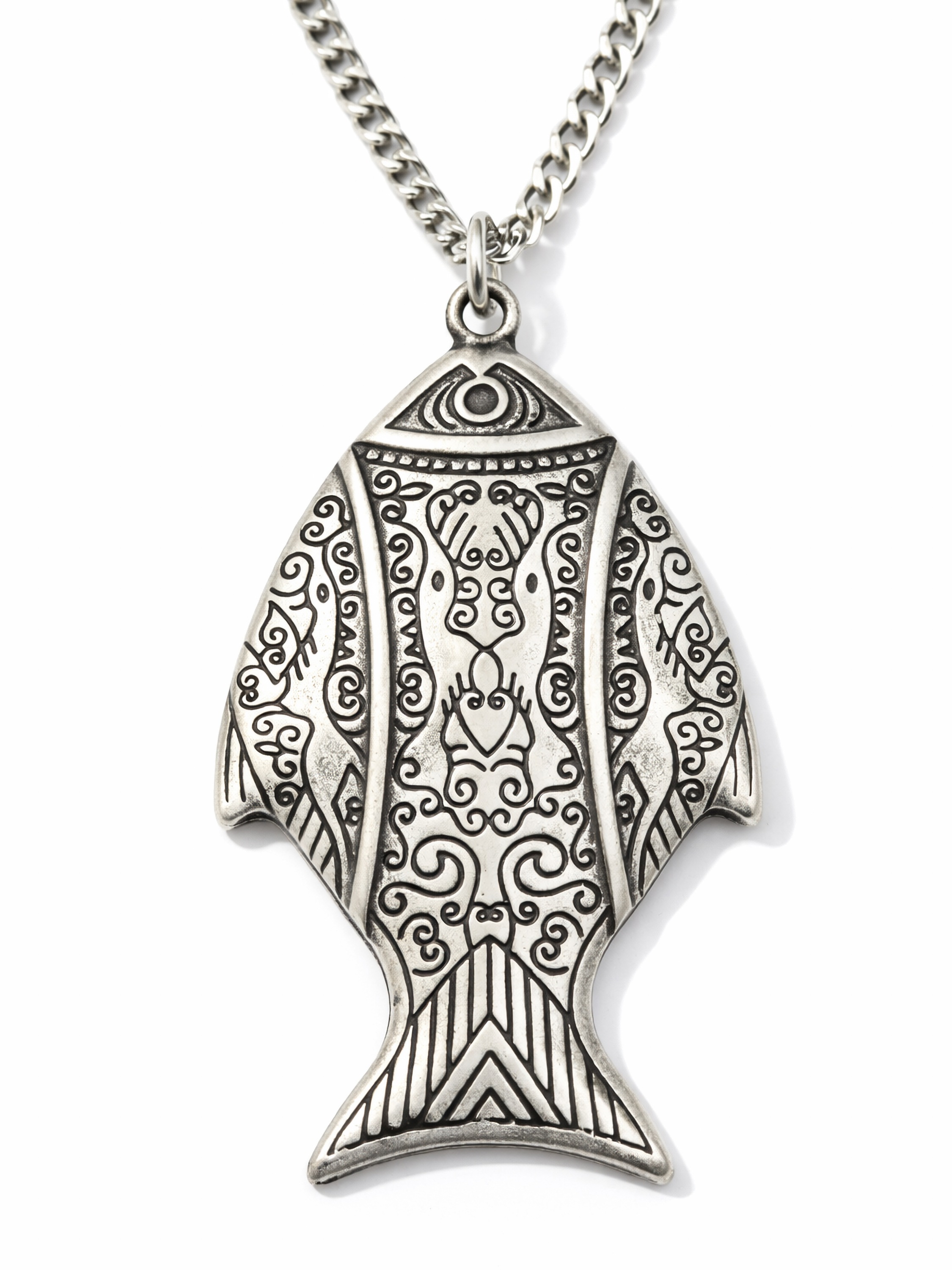 Thumbnail - COLLEZIONE ALESSANDRO Lange Kette "Koi" mit Fischanhänger