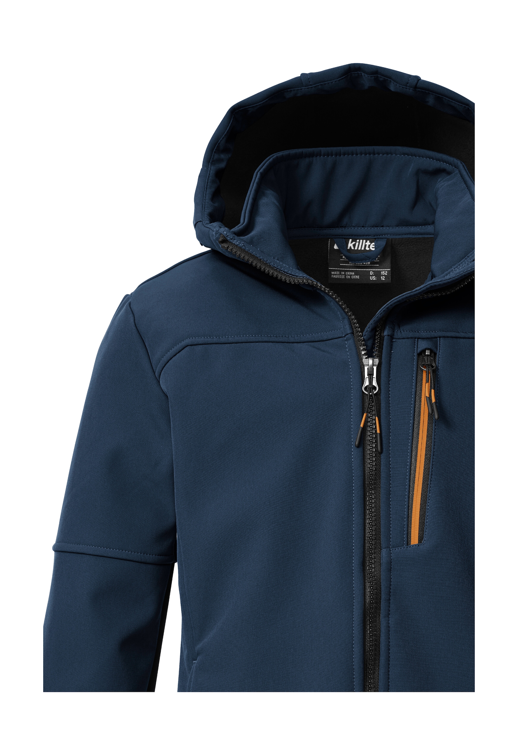 Killtec Softshelljacke »KOW 226 BYS SFTSHLL JCKT«, Wind- und wasserabweisende Kinder-Softshelljacke, Fleece, Reflektoren