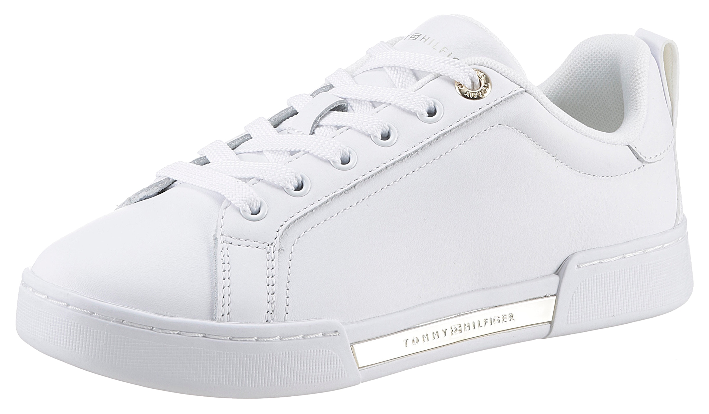 Tommy Hilfiger Plateausneaker "CHIQUE COURT SNEAKER", Freizeitschuh, Halbsc günstig online kaufen