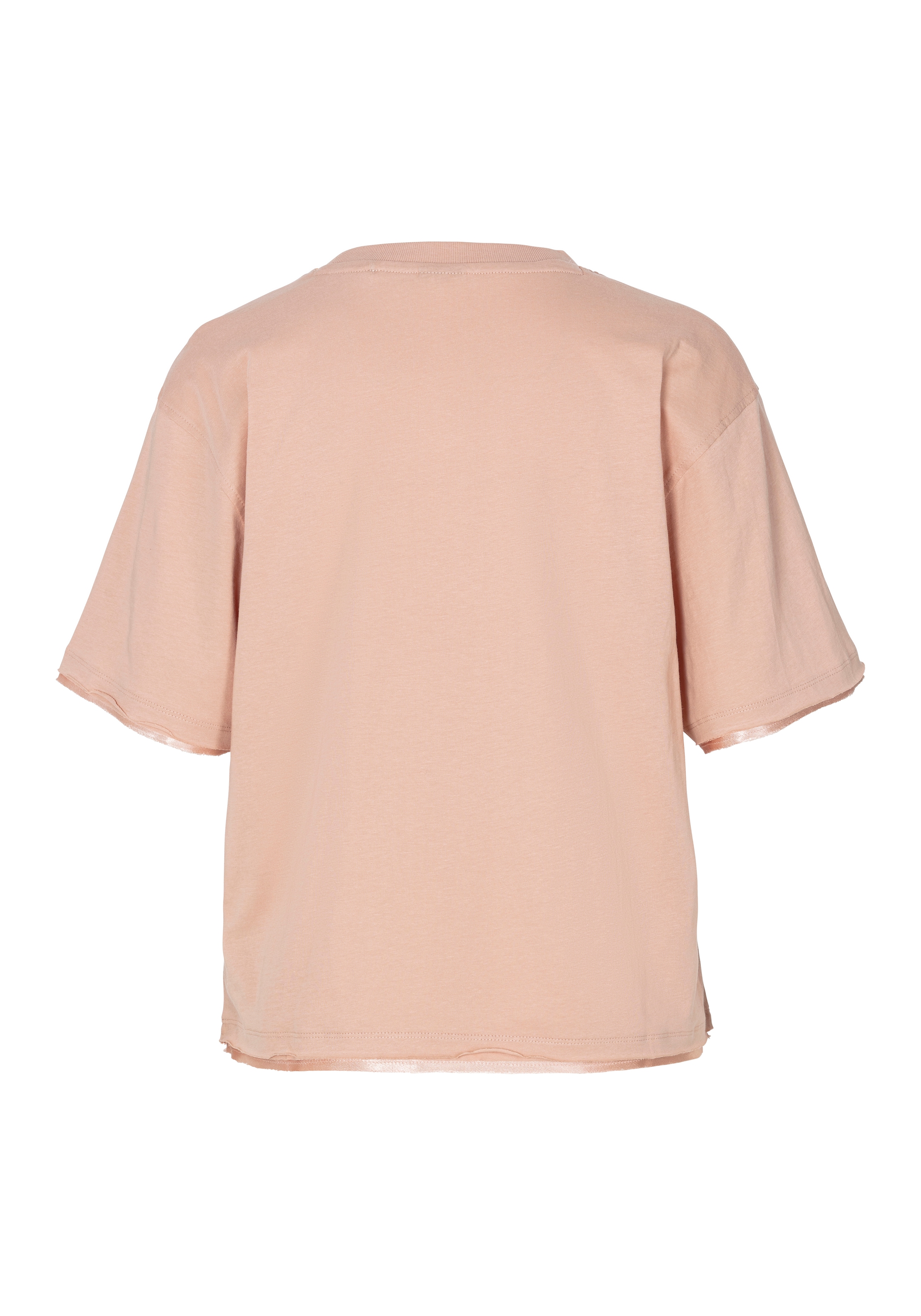 BOSS ORANGE T-Shirt "C Enis satin edge", mit unterlegtem Satin günstig online kaufen