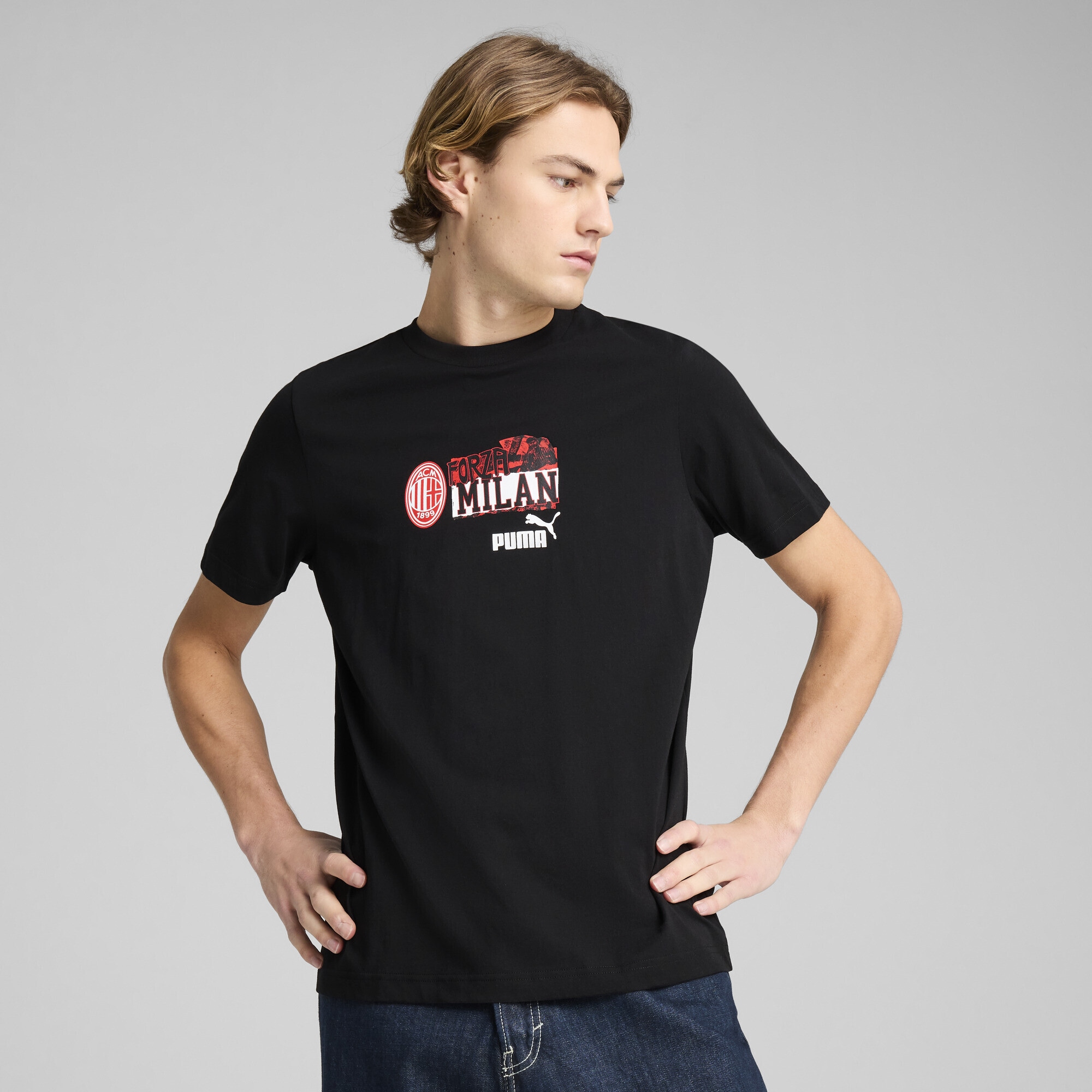 PUMA T-Shirt »AC Milan ftblNRGY T-Shirt Herren«
