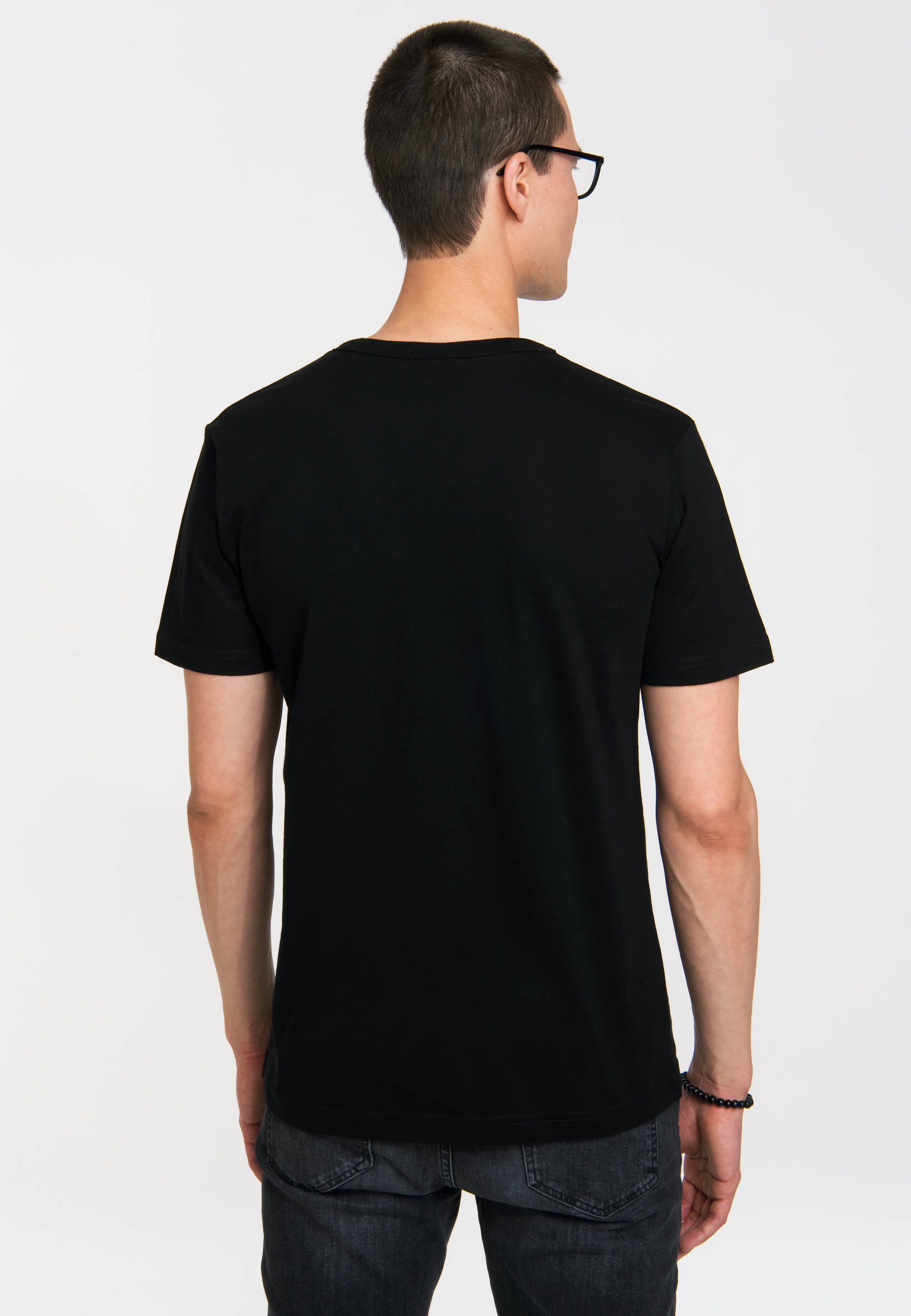 LOGOSHIRT T-Shirt »S.H.I.E.L.D. - Logo - Marvel Comics«, mit Shield-Retro-Print