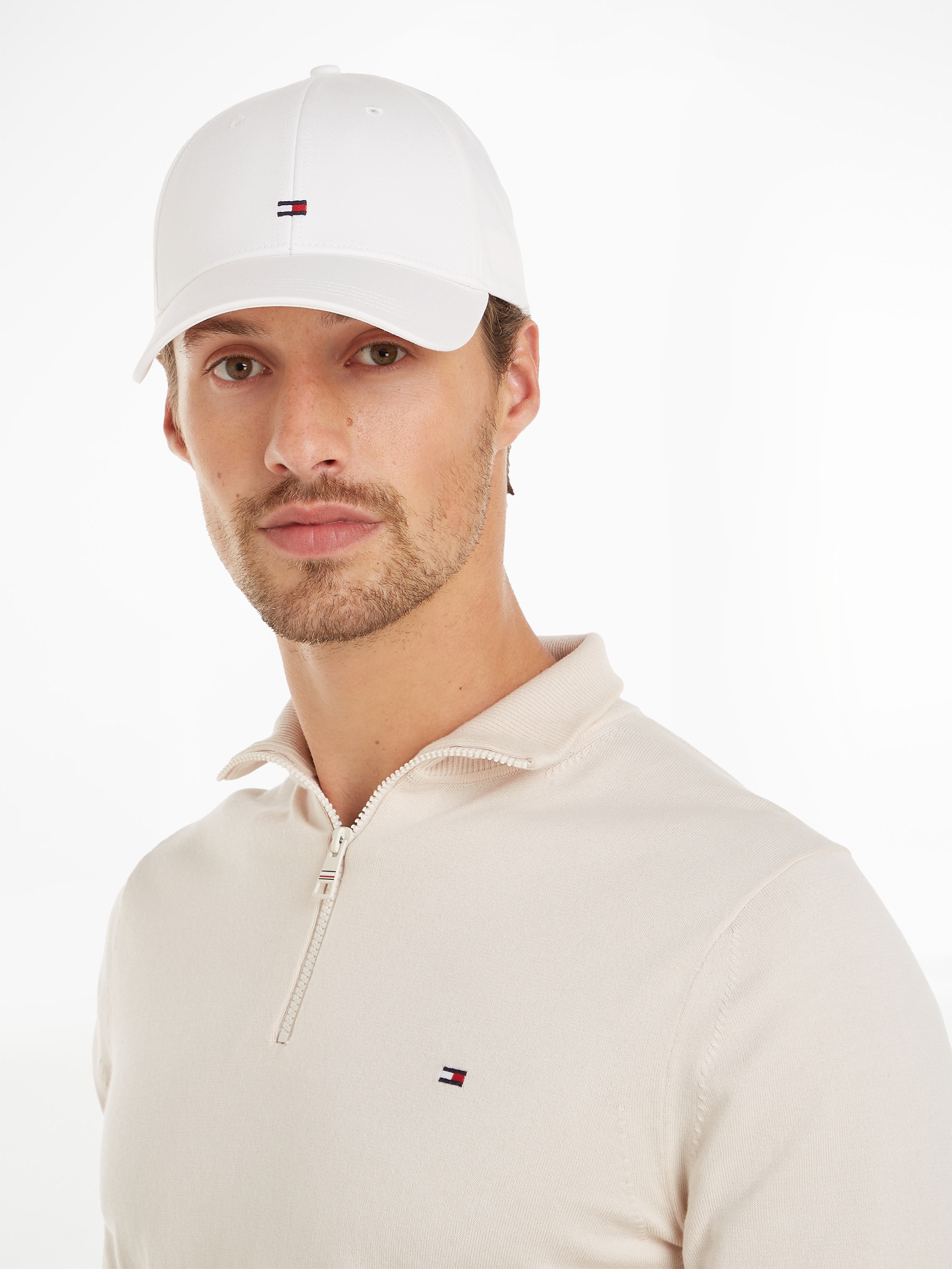 Tommy Hilfiger Baseball Cap »ESSENTIAL FLAG CAP«, mit Logostickerei