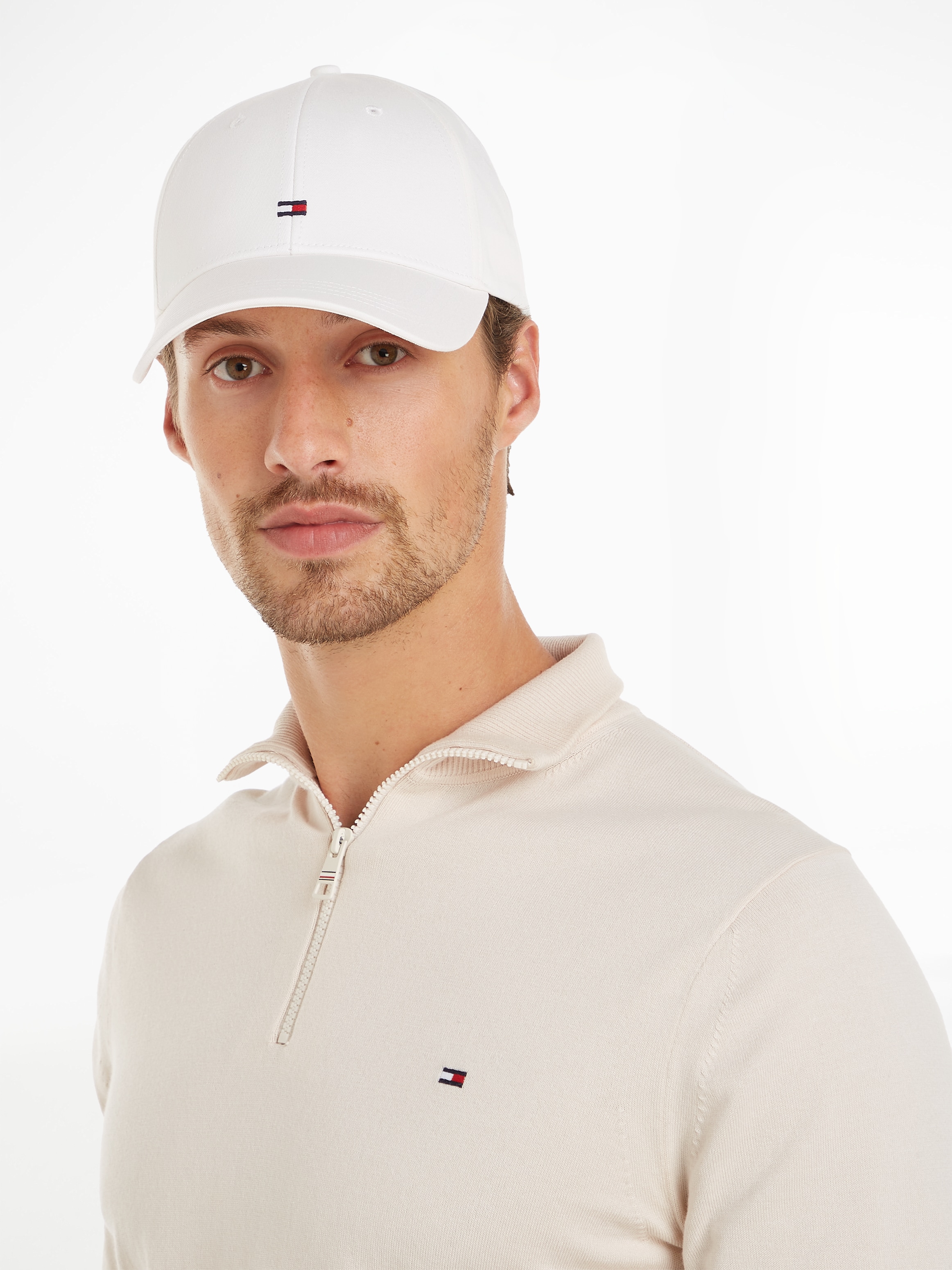 Tommy Hilfiger Baseball Cap "ESSENTIAL FLAG CAP", mit Logostickerei