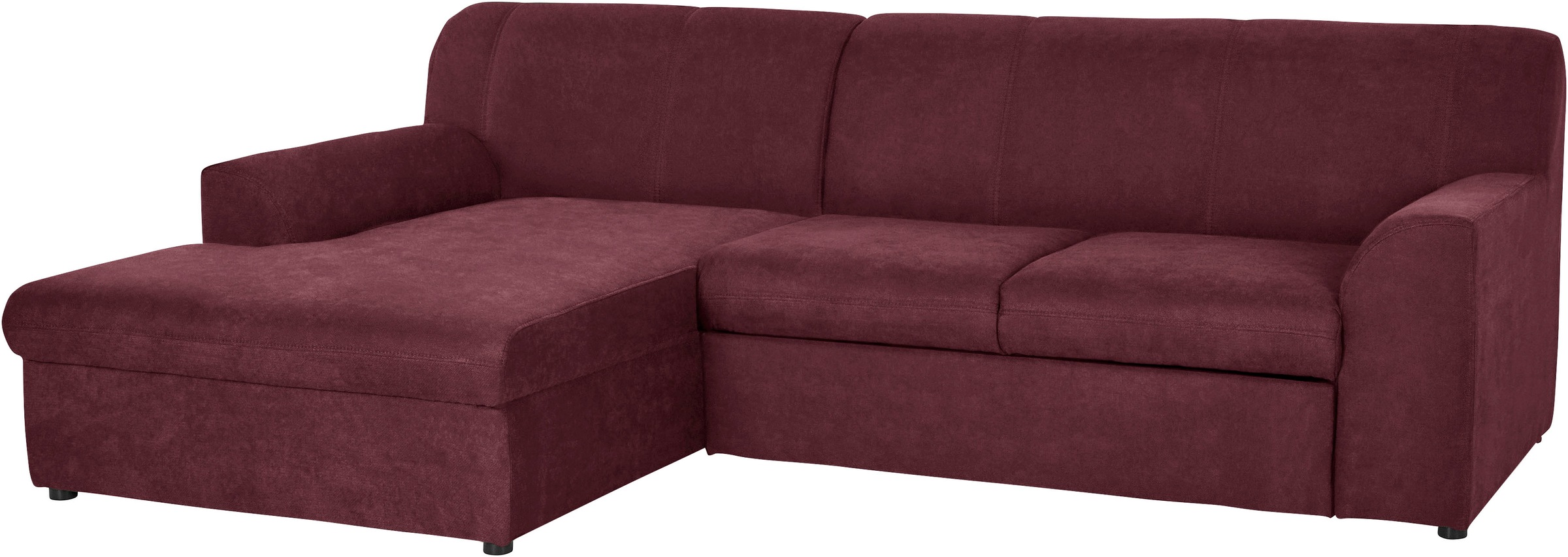 DOMO collection Ecksofa "Topper, elegant und zeitlos, kompaktes Stellmaß 24 günstig online kaufen