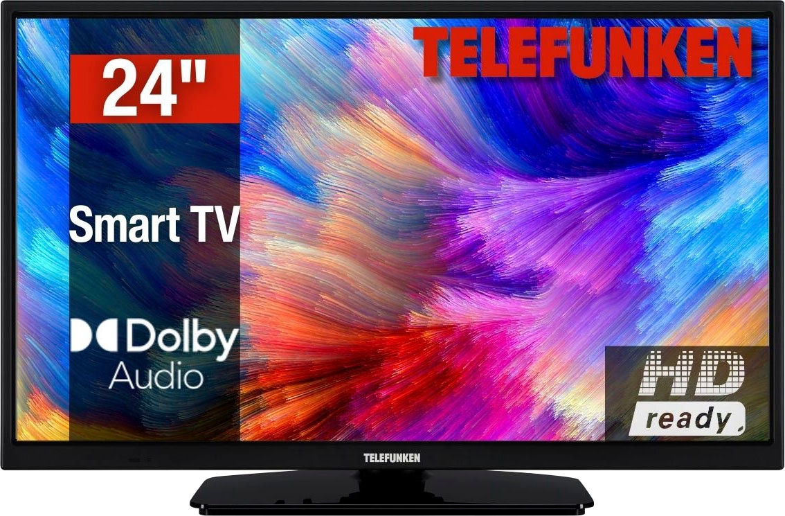 Telefunken LED-Fernseher »L24H554M1CWI«, 60 cm/24 Zoll, HD-ready, Smart-TV