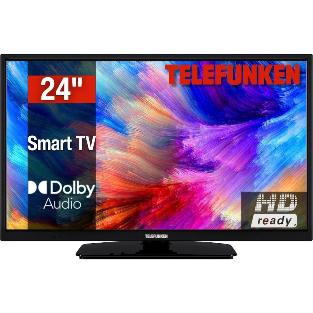 Telefunken LED-Fernseher »L24H554M1CWI«, 60 cm/24 Zoll, HD-ready, Smart-TV