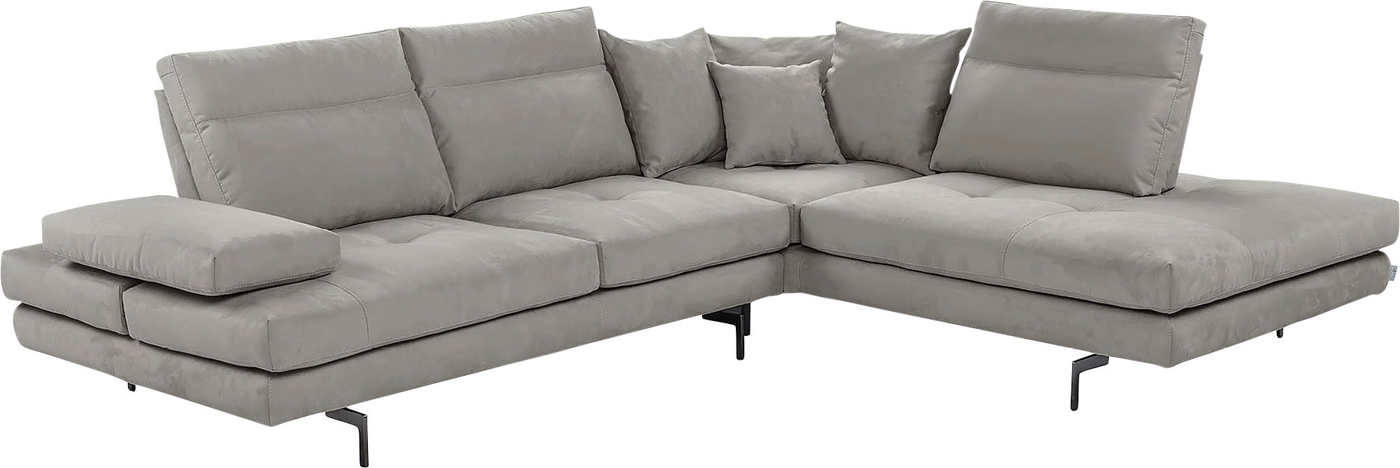 CALIA ITALIA Ecksofa "Toby Wing, Komfortsofa mit Sitzkomfort der Extraklass günstig online kaufen