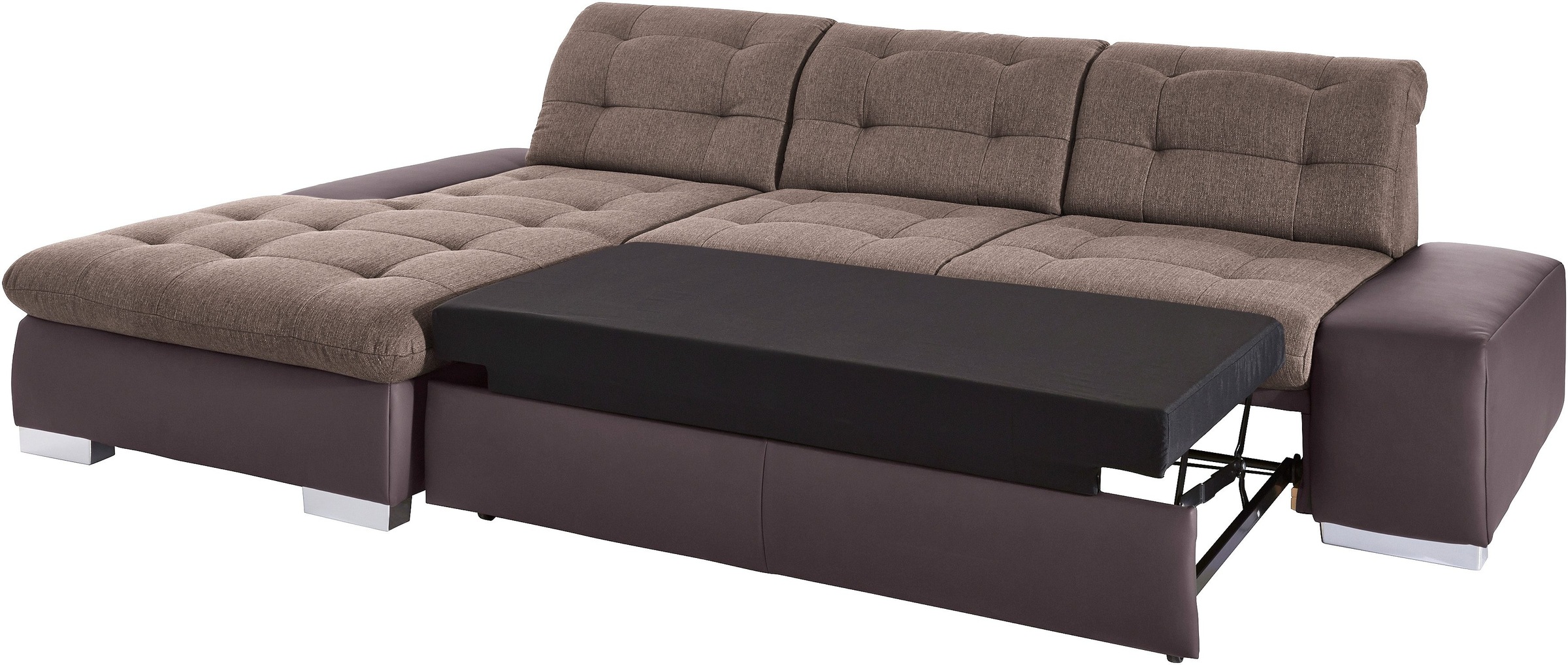 sit&more Ecksofa »Palomino L-Form«, wahlweise XL oder XXL und mit Bettfunktion