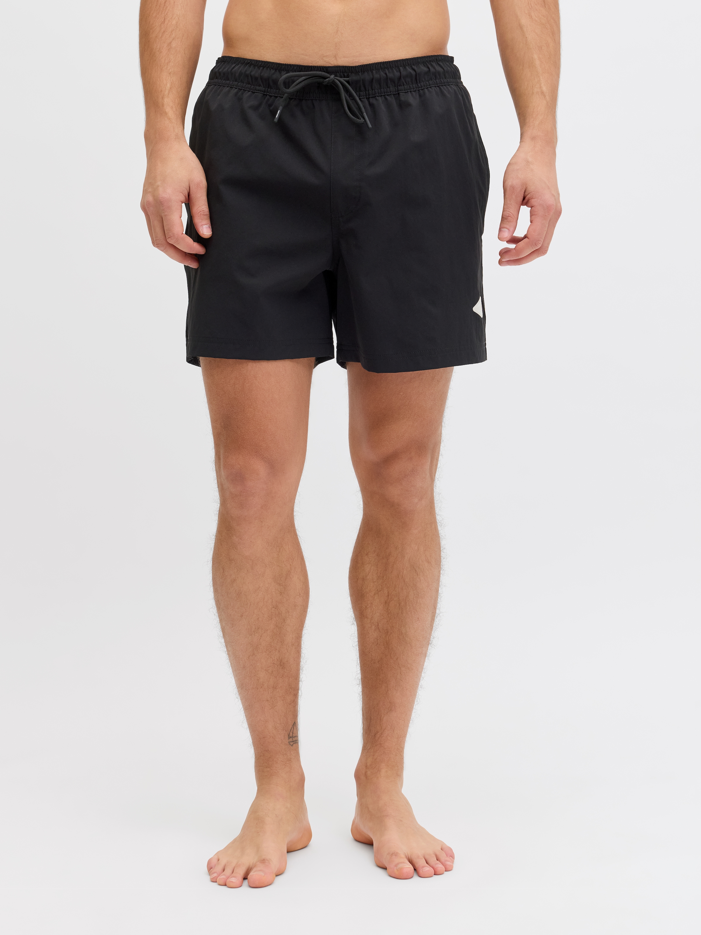 Jack & Jones 1100000002199 "JPSTMAUI TROPIC SOLID SWIM SHORTS SN" Kunstfaser, normal geschnitten