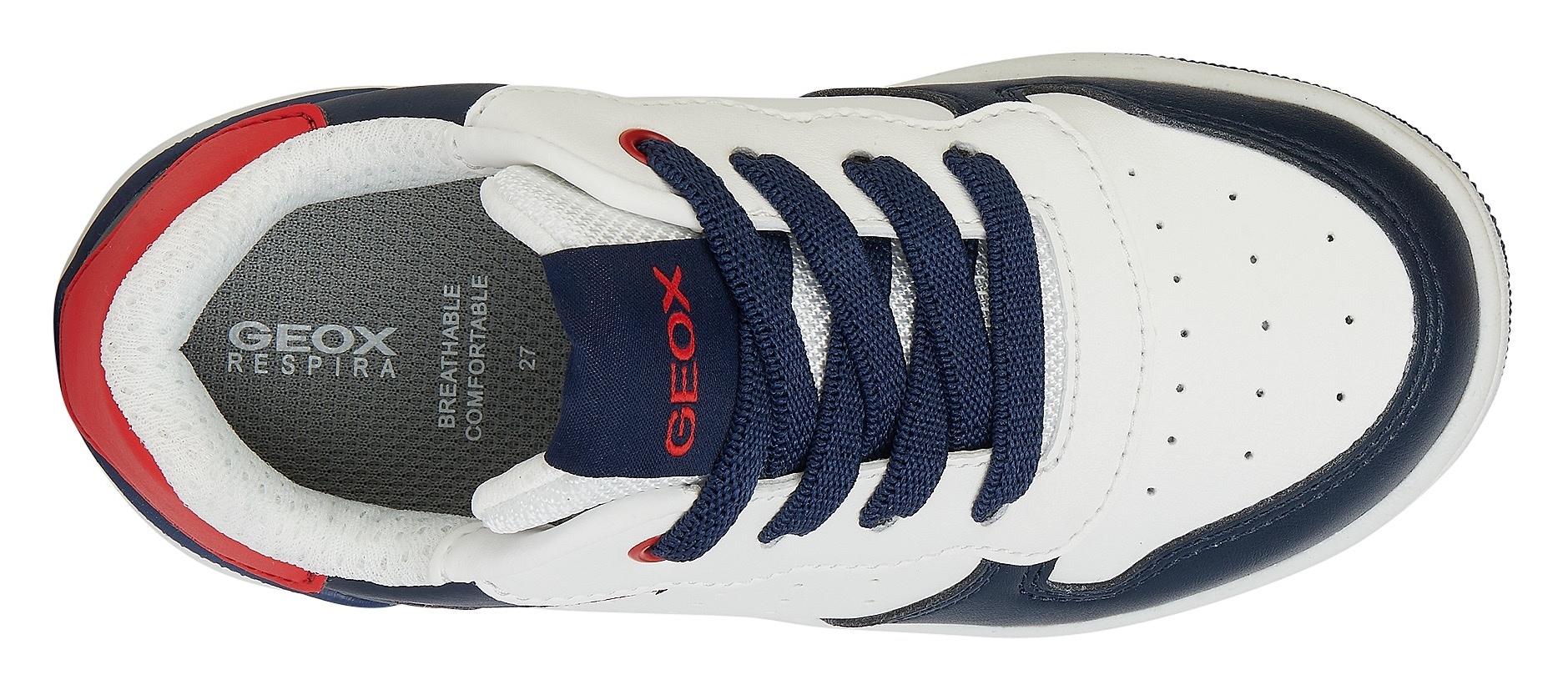 Geox Sneaker »J WASHIBA BOY«, Retro Sneaker, Schlupfschuh im Skater-Look