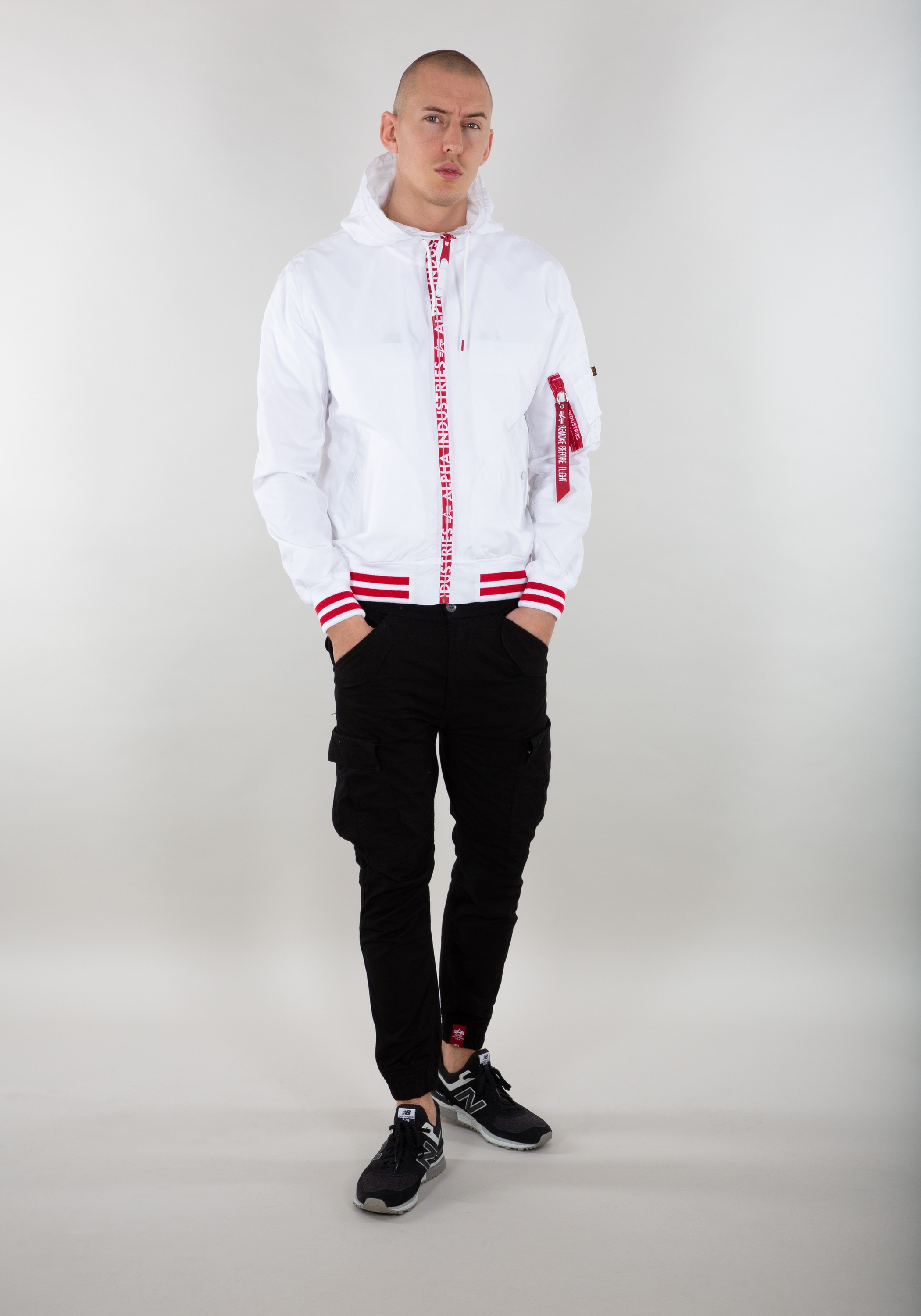 Alpha Industries Bomberjacke »Alpha Industries Men - Bomber Jackets MA-1 LW Hooded PZ«
