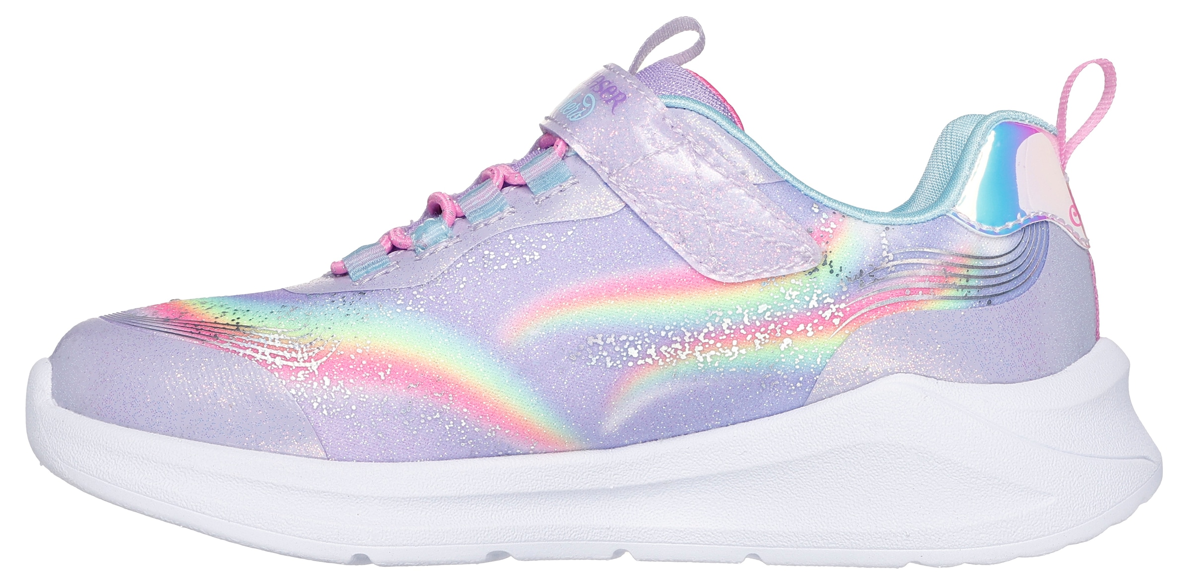 Skechers Kids Sneaker »UNICORN CHASER«, Blinkschuh, LED Schuh, Klettschuh mit blinkendem Einhorn