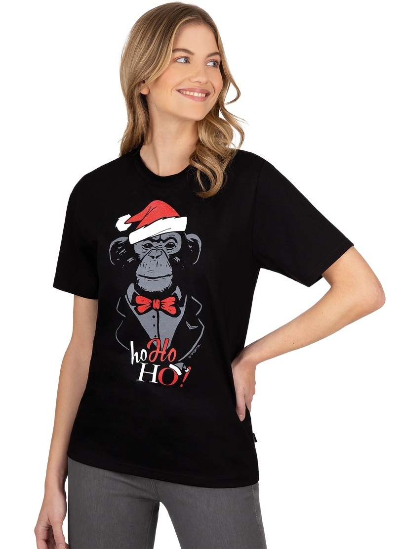 Trigema T-Shirt »TRIGEMA mit kaufen | weihnachtlichem T-Shirt für Motiv« BAUR