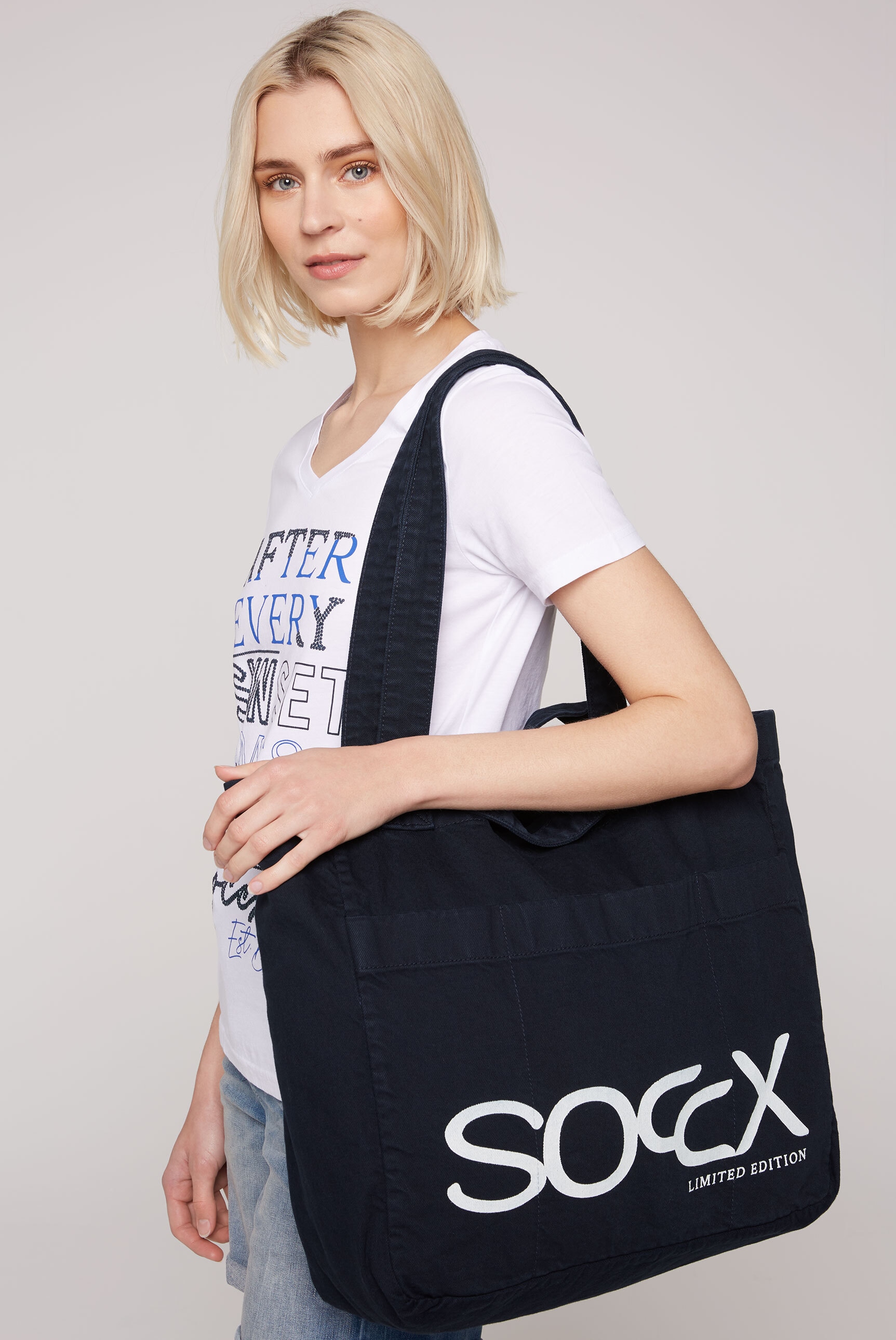 SOCCX Strandtasche, mit Vorfächer