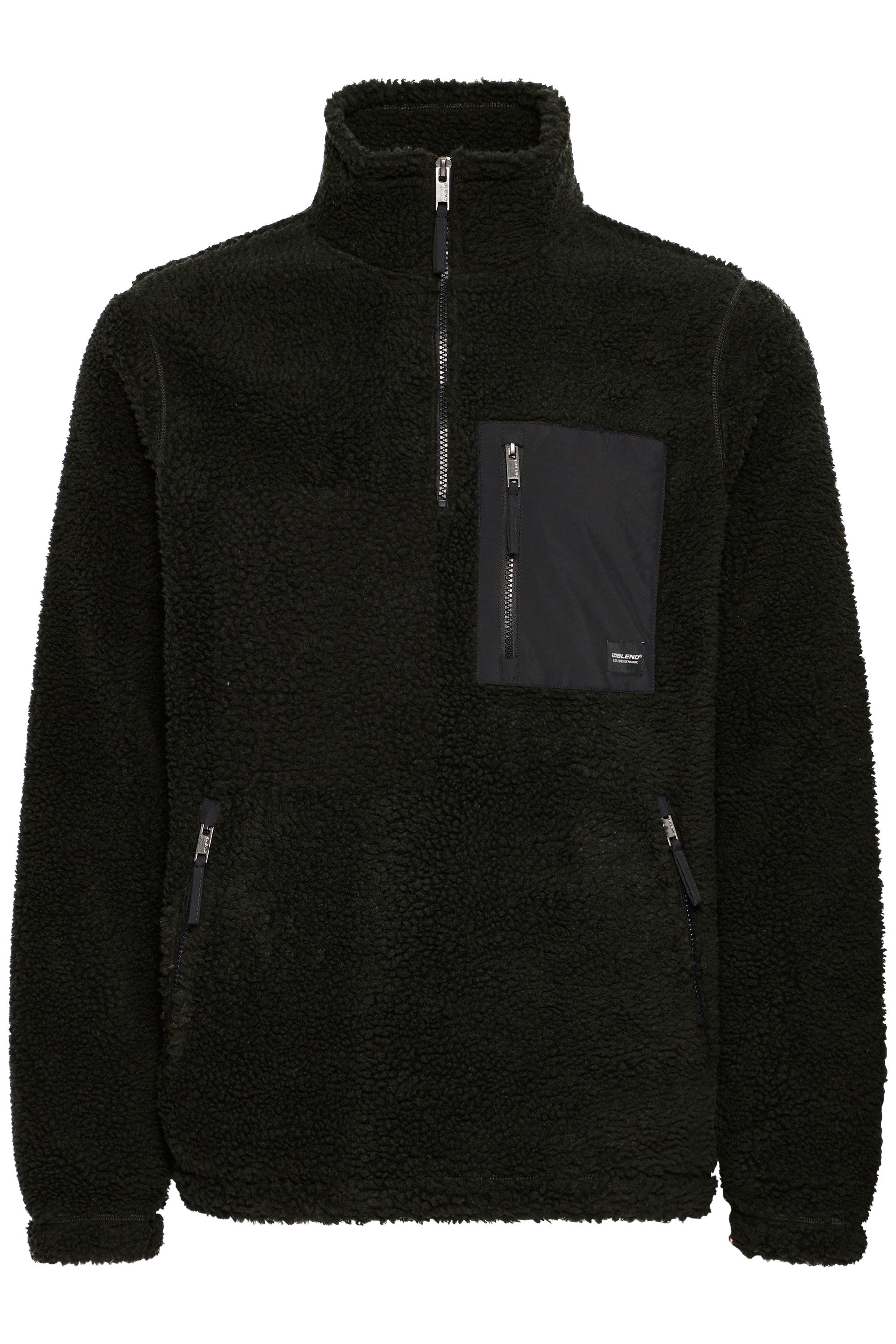 Blend Fleecejacke "BHTotto" Lässiger Troyer in Teddy-Optik günstig online kaufen