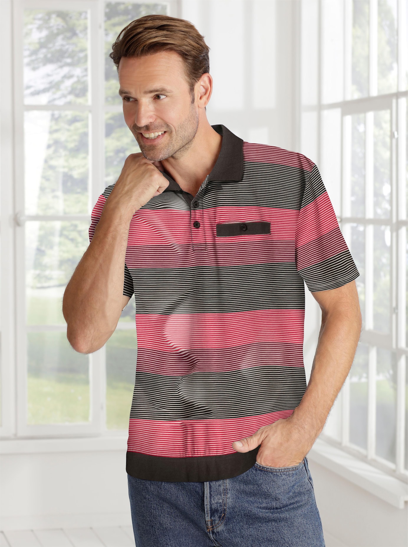 Classic Poloshirt "Poloshirt" 1 Stk. tlg. günstig online kaufen