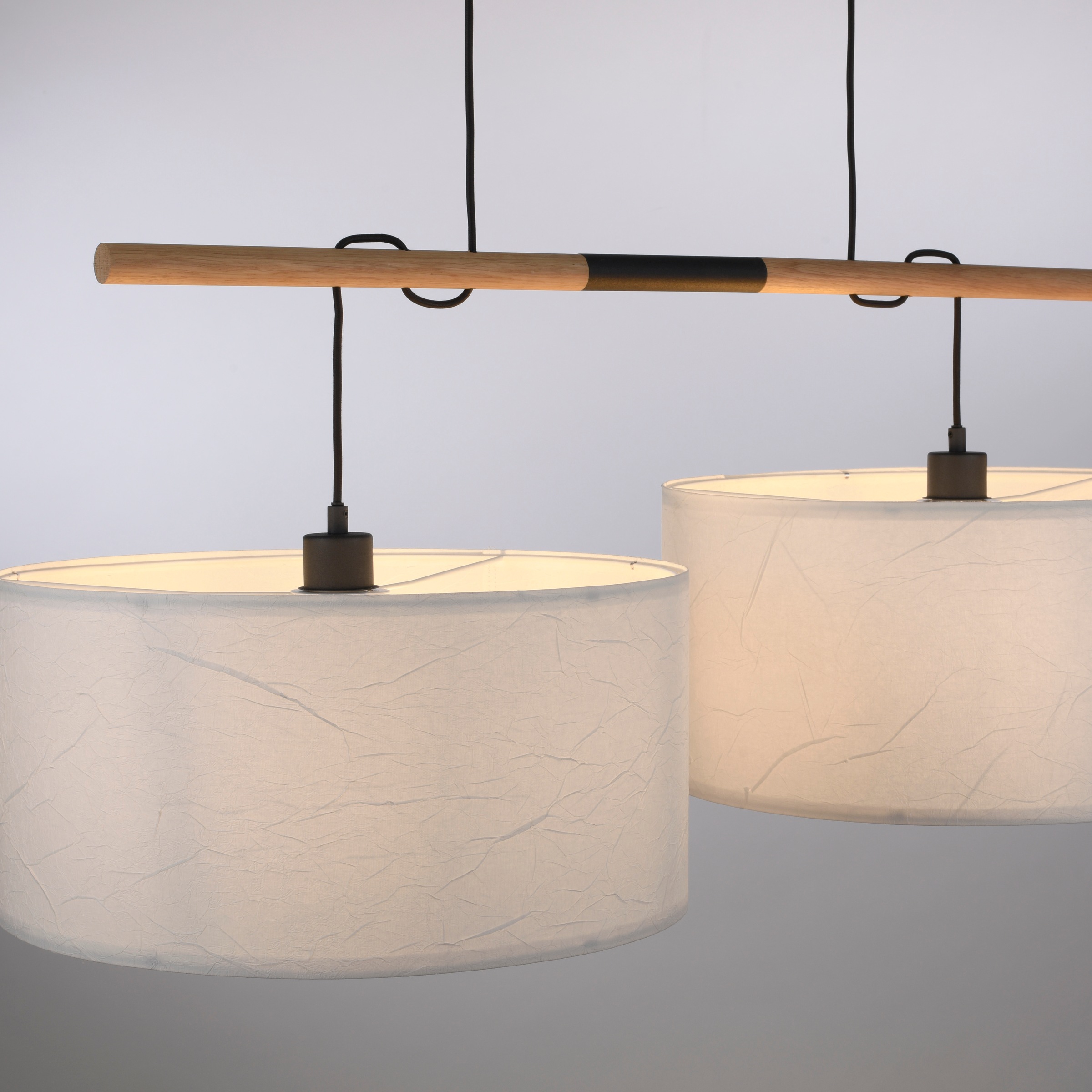 JUST LIGHT Pendelleuchte »GREEN SOFI«, 2 flammig, Leuchtmittel E27 | ohne Leuchtmittel