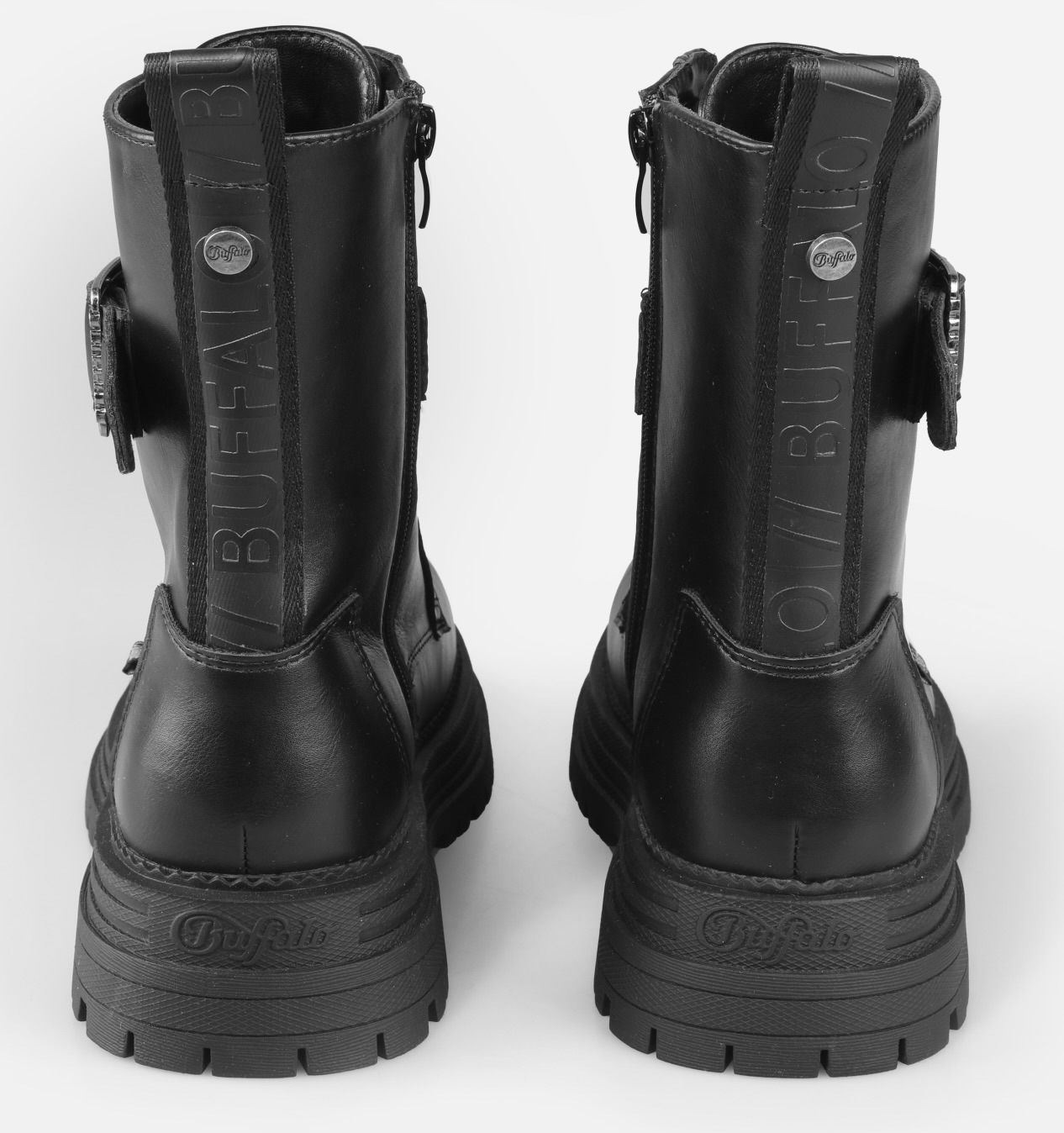Buffalo Schnürboots "LENNOX LACE UP VEGAN" Bikerboots, Festivalboots, Plate günstig online kaufen