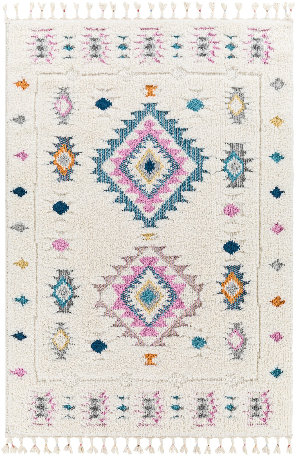Livabliss Teppich »GALESBURG« rechteckig 34,8 mm Höhe Moderner Shaggy Teppich mit besonders weichem Hochflor