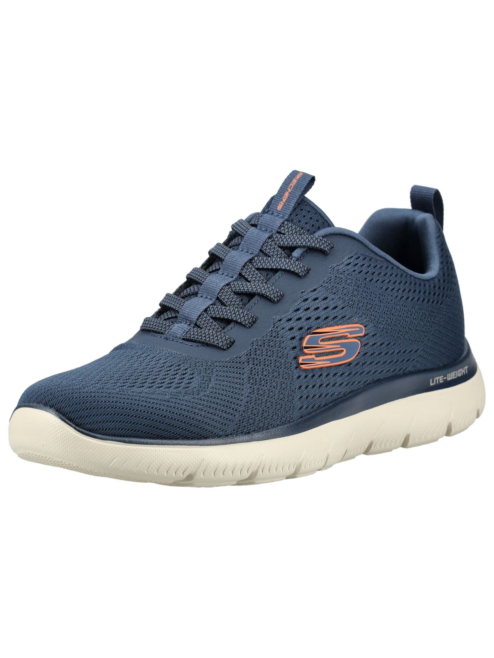 SKECHERS Herren Sneaker "Skechers Sneaker Textil", Gr. 42blau, Textil, Schuhe