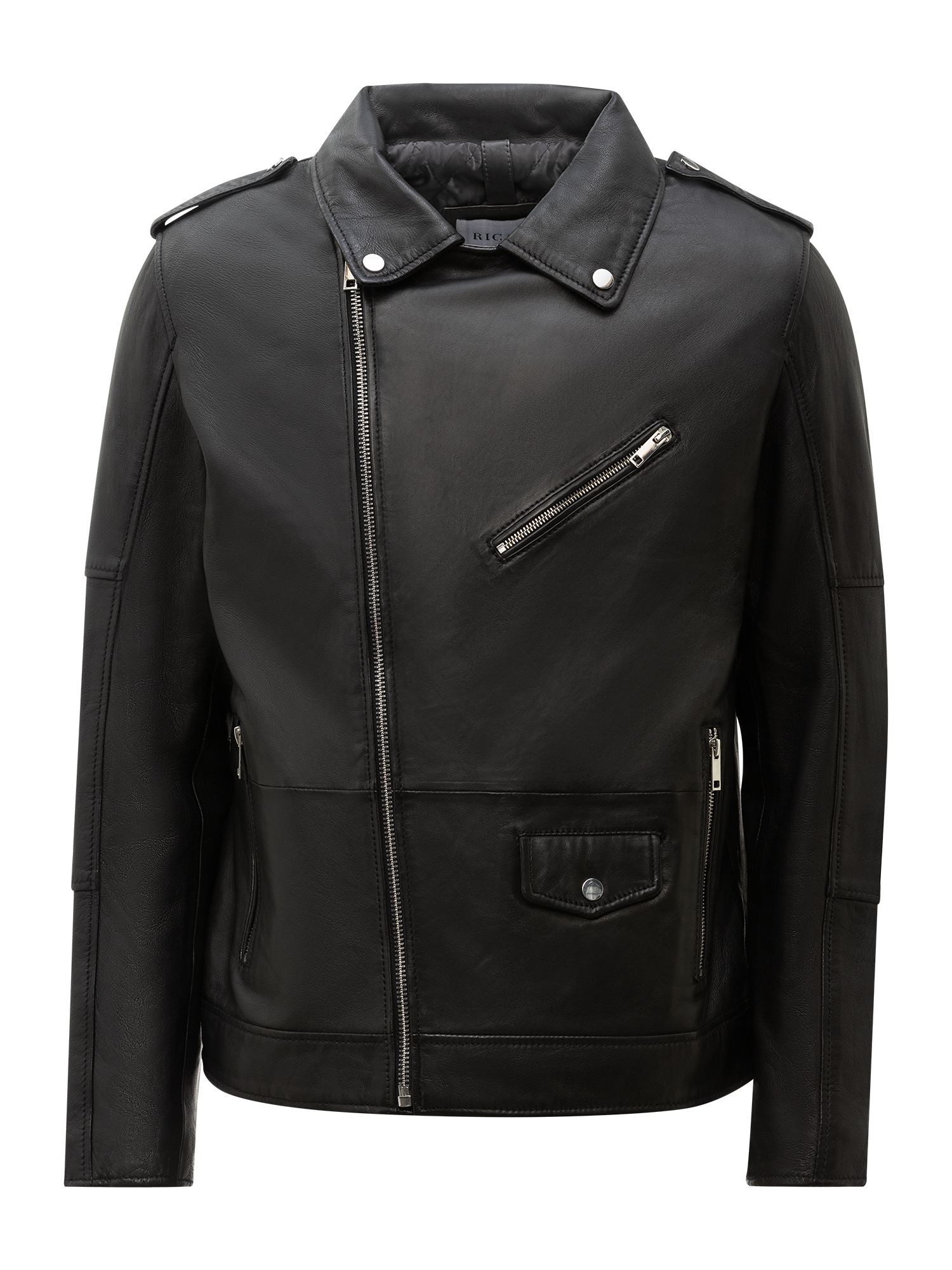 RICANO Bikerjacke "Lederjacke Pietro" Handgefertigt aus echtem Leder