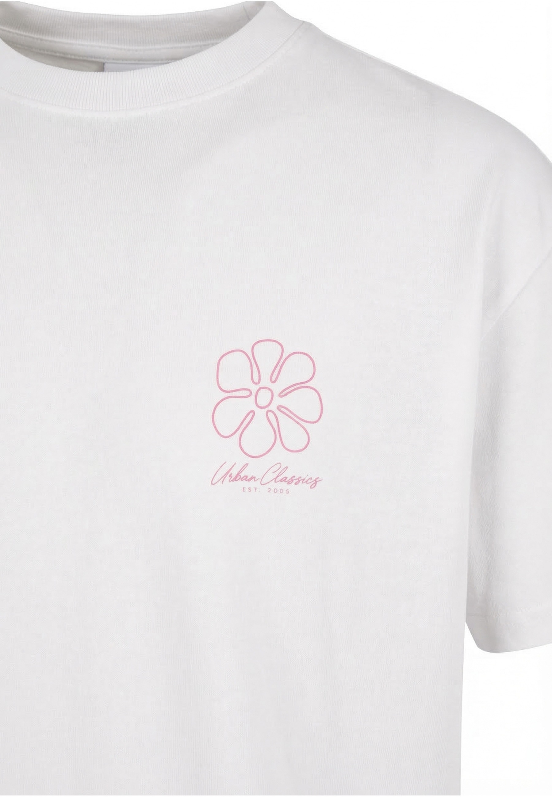 URBAN CLASSICS T-Shirt »Urban Classics Ladies Urban Classics Flower Logo Loose Tee« 1