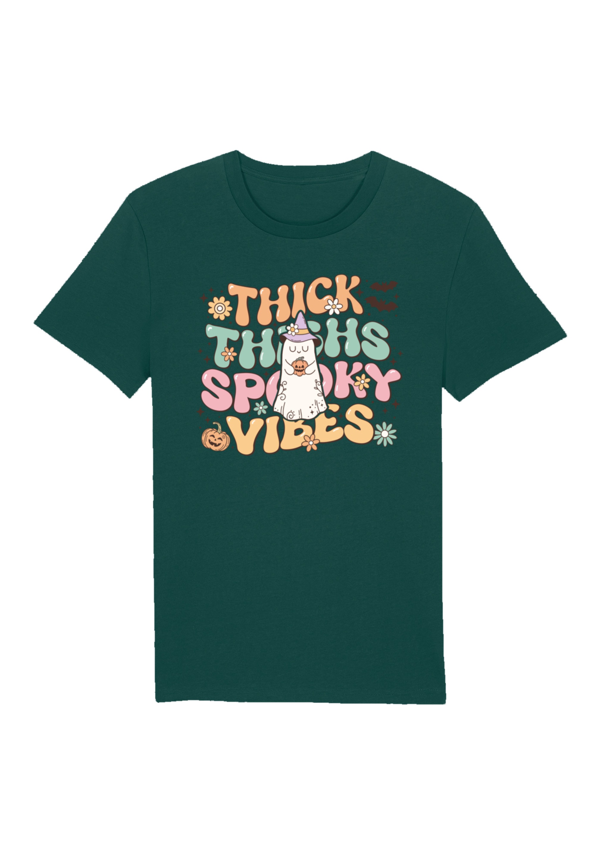 F4NT4STIC T-Shirt "Retro Halloween Thick Thighs Spooky Vibes", Premium Qual günstig online kaufen