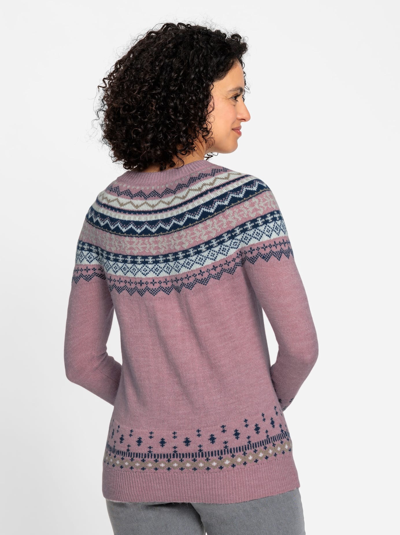 nicht definiert Jacquardpullover "Jacquard-Pullover" günstig online kaufen