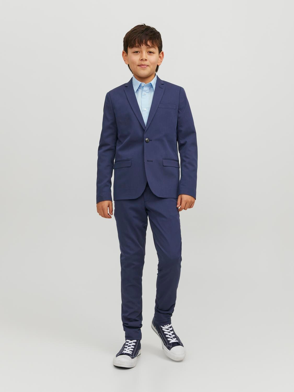Jack and Jones Junior Jprsolar Pantalon Habillé Medieval Blue 3