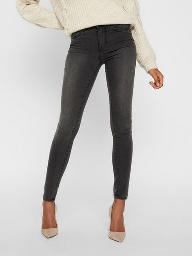 Vero Moda Skinny-fit-Jeans "VMTANYA MR S PIPING JEANS VI207 GA NOOS"