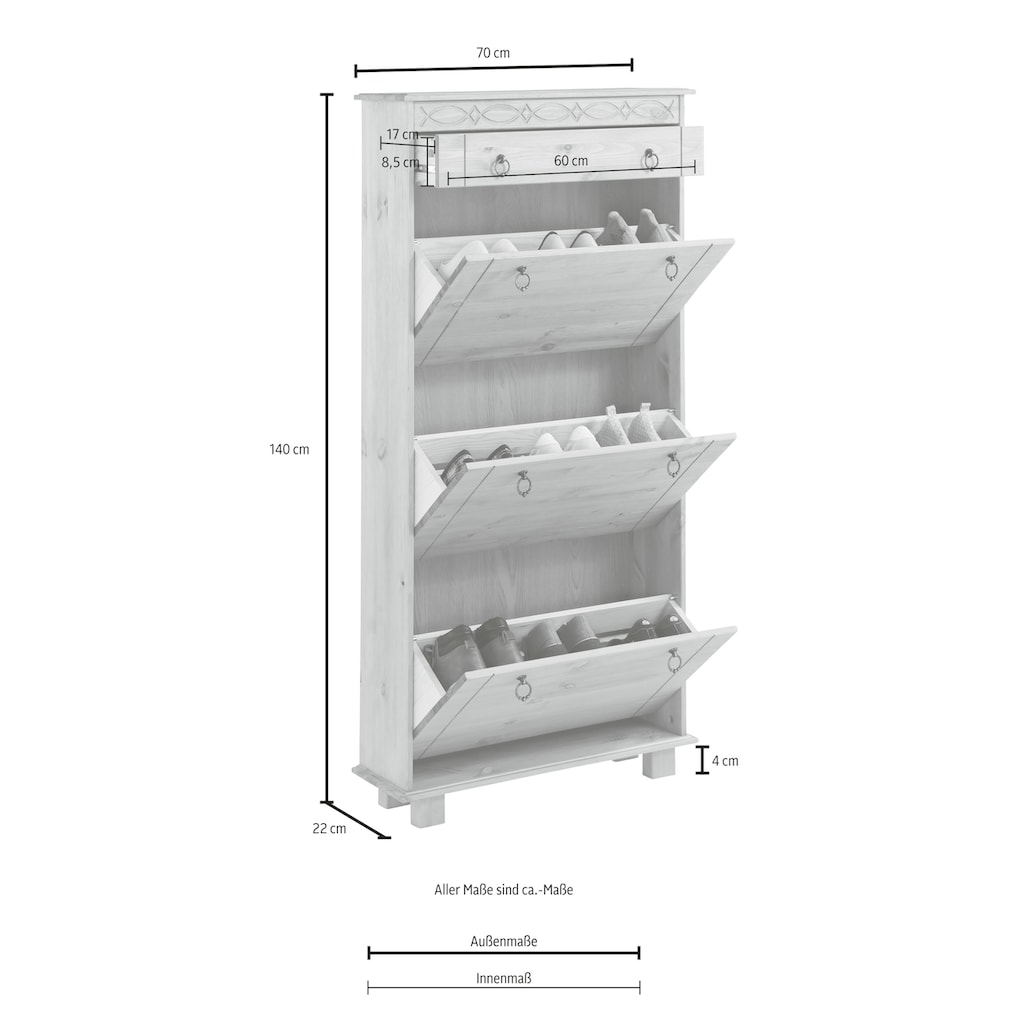 Home affaire Schuhschrank »Indra«