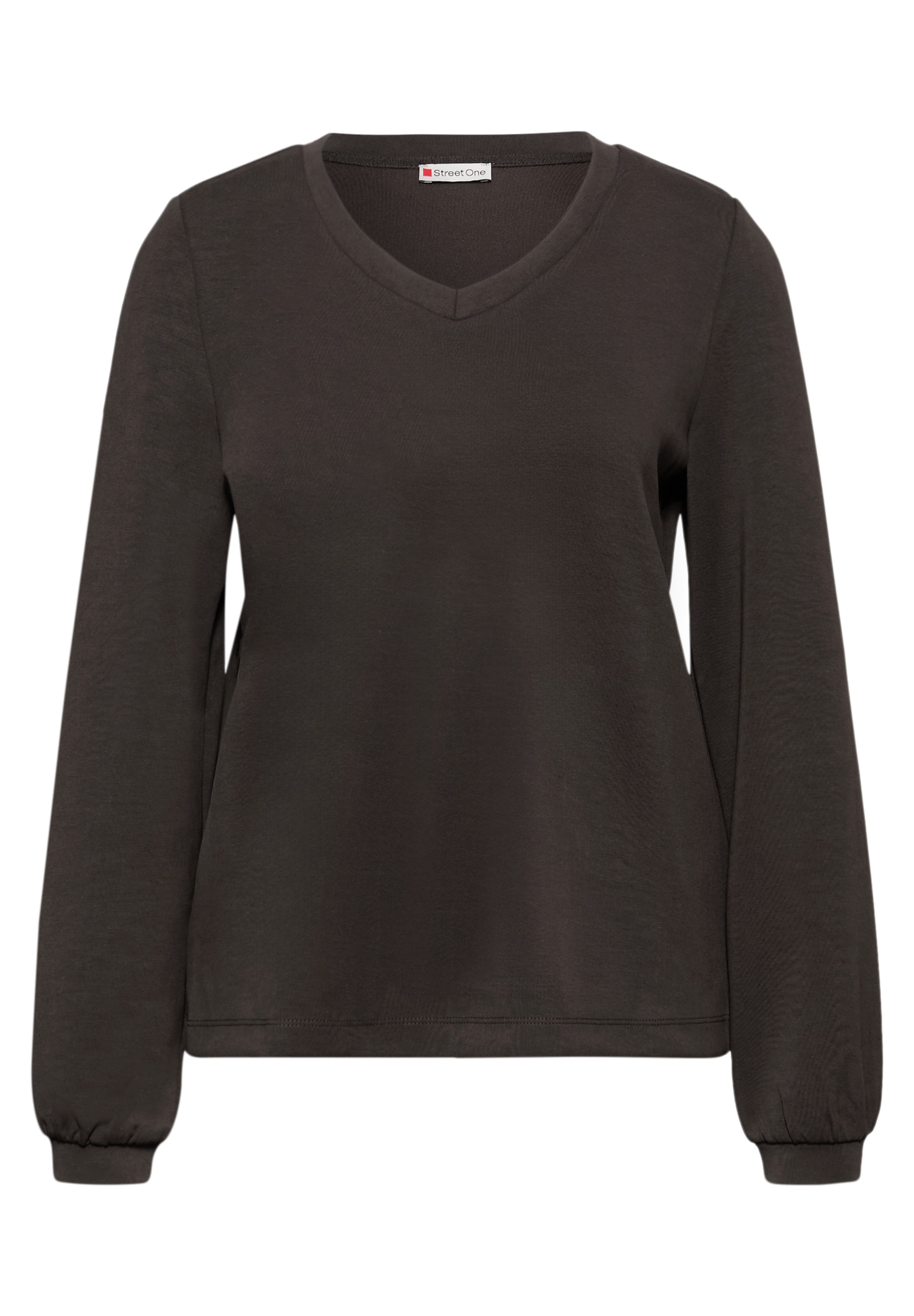 STREET ONE Langarmshirt im Silk Look