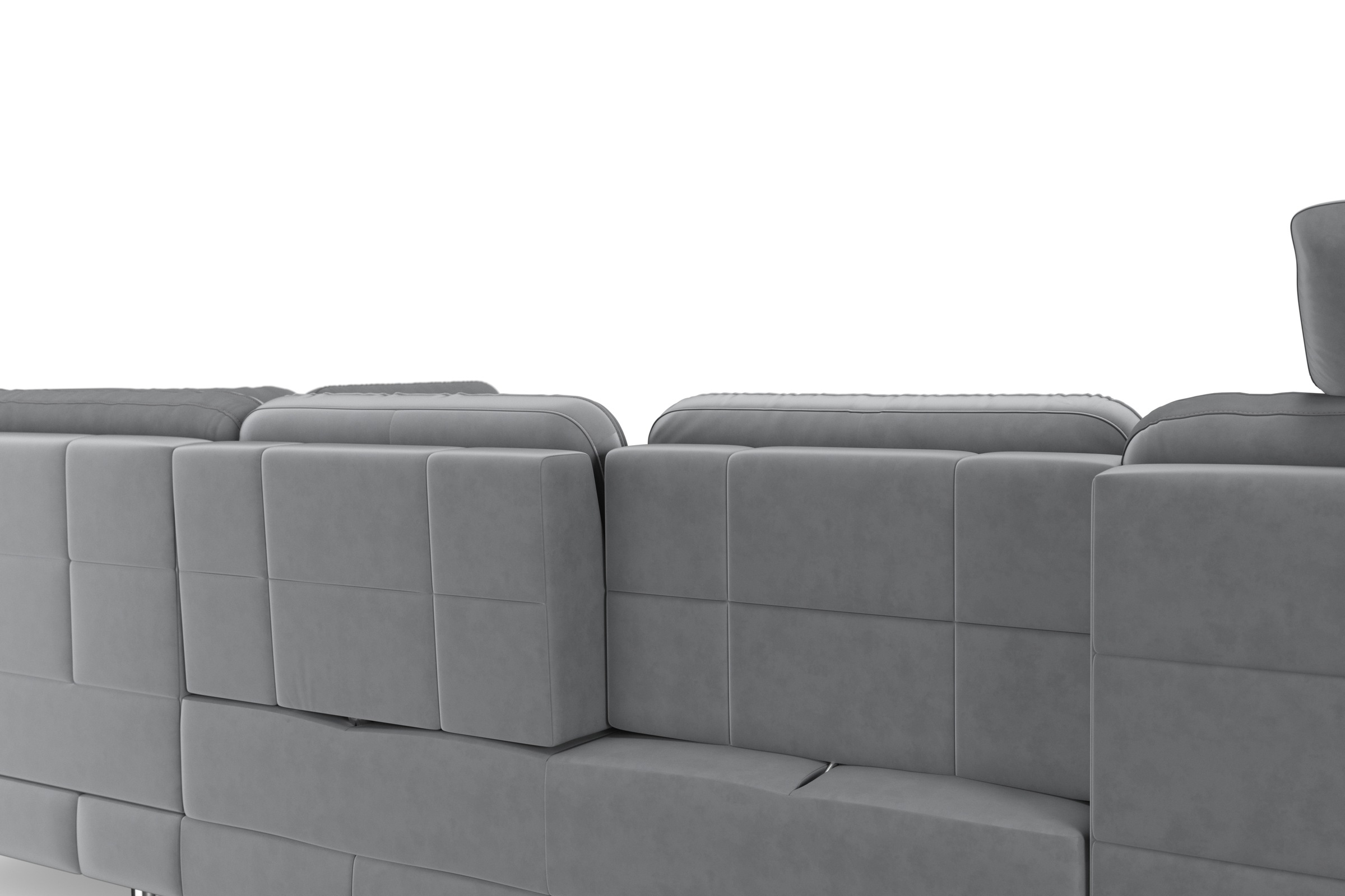 sit&more Wohnlandschaft »Bendigo U-Form«, inklusive Sitztiefenverstellung, Bodenfreiheit 12 cm, in 2 Fußfarben