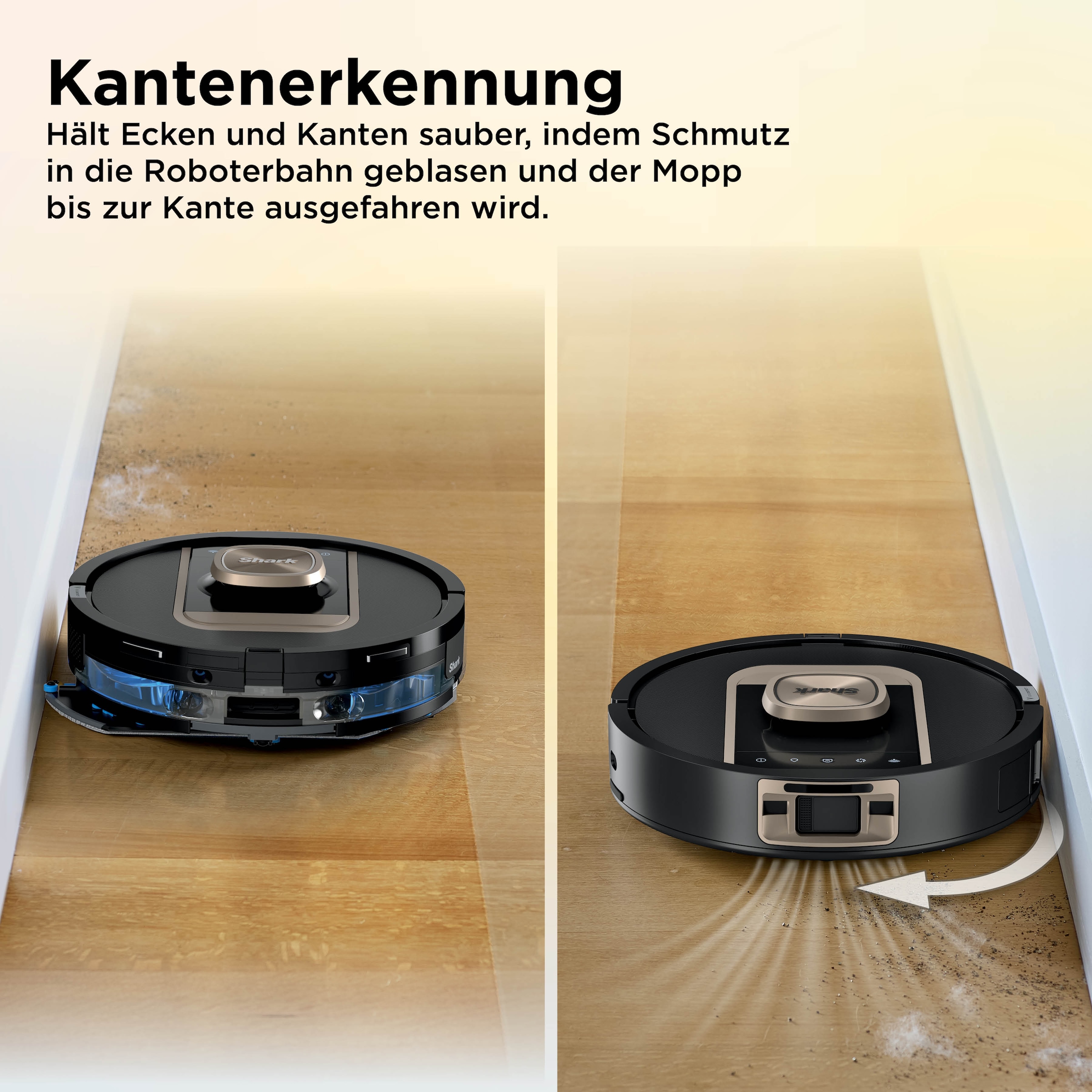 Shark Saugroboter »Shark ThermaCharged PowerDetect Saugroboter RV2900XEEU« beheizte Basisstation verwendet 85°C heißes Wasser und 80°C warme Luft