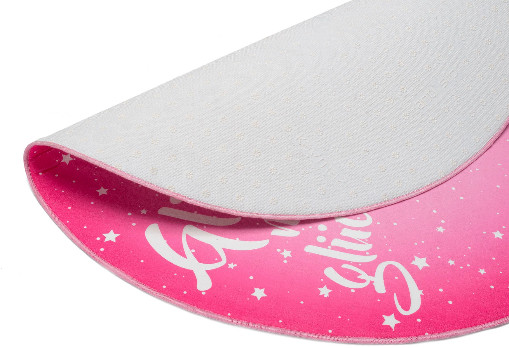 Pummel & Friends Kinderteppich »Pummelfee Glitzer«, rund, 4 mm Höhe, bedruckt, waschbar, Kinderzimmer