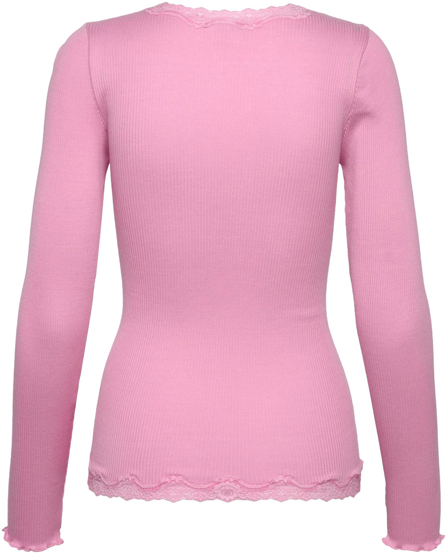 rosemunde Strickjacke "Babette Silk Cardigan", Vintage-Spitzenbesatz, Perlm günstig online kaufen