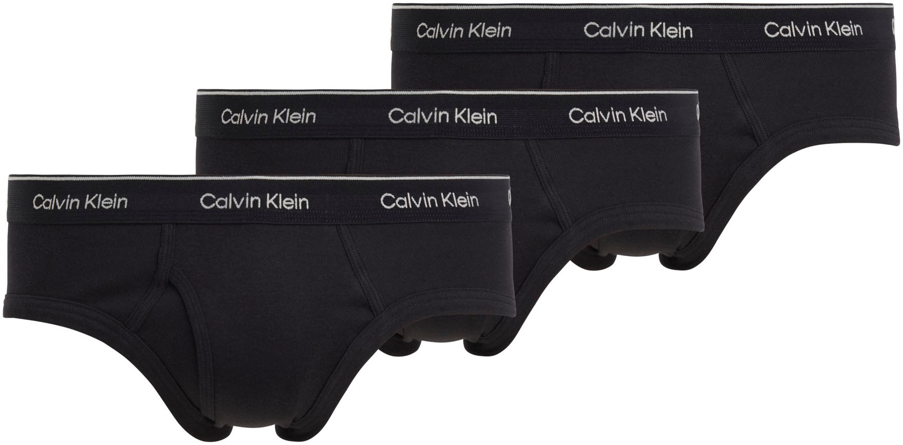 Calvin Klein Underwear Hipster "HIP BRIEF 3PK", (Packung, 3er-Pack), mit Logo-Elastikbund (3 Stück)