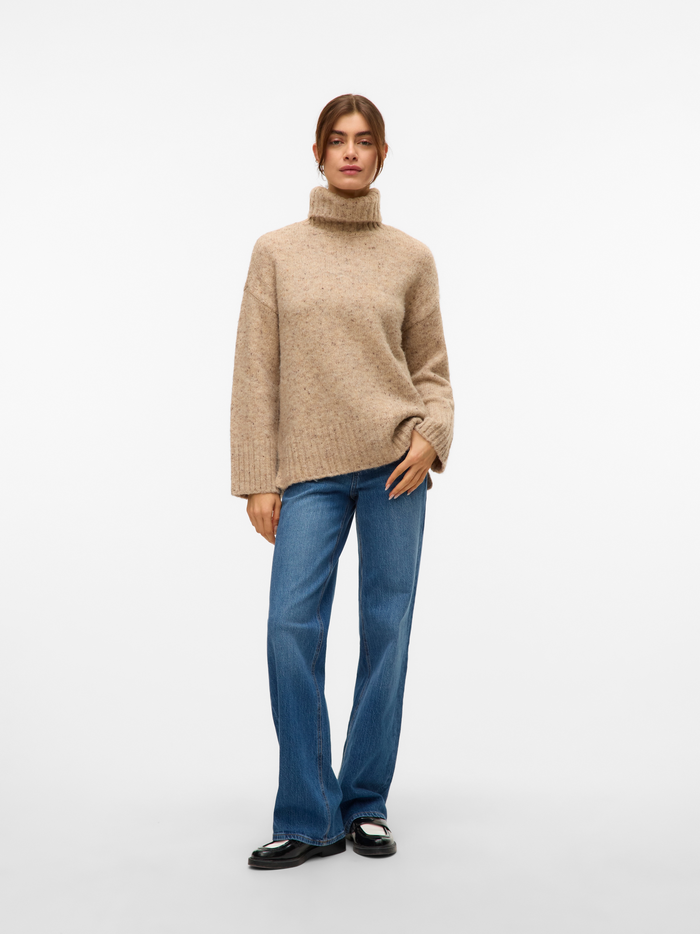Vero Moda Rollkragenpullover »VMINGRID LS ROLL NECK PULLOVER BOO«