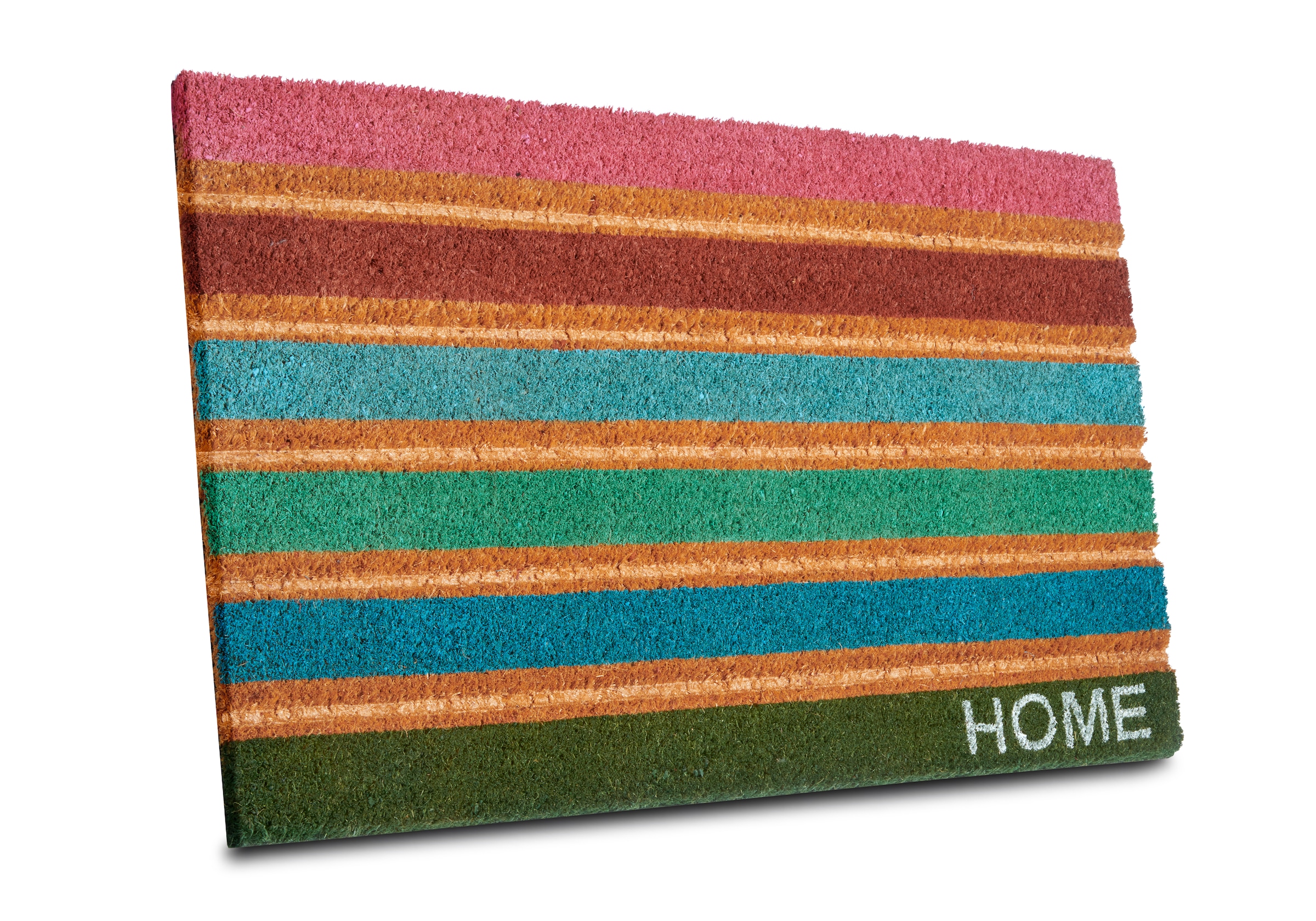 HANSE Home Fußmatte »Mix Mats Kokos Colorful Stripes«, rechteckig, Kokos,  Schmutzfangmatte, Outdoor, Rutschfest, Innen, Kokosmatte, Bunt | BAUR
