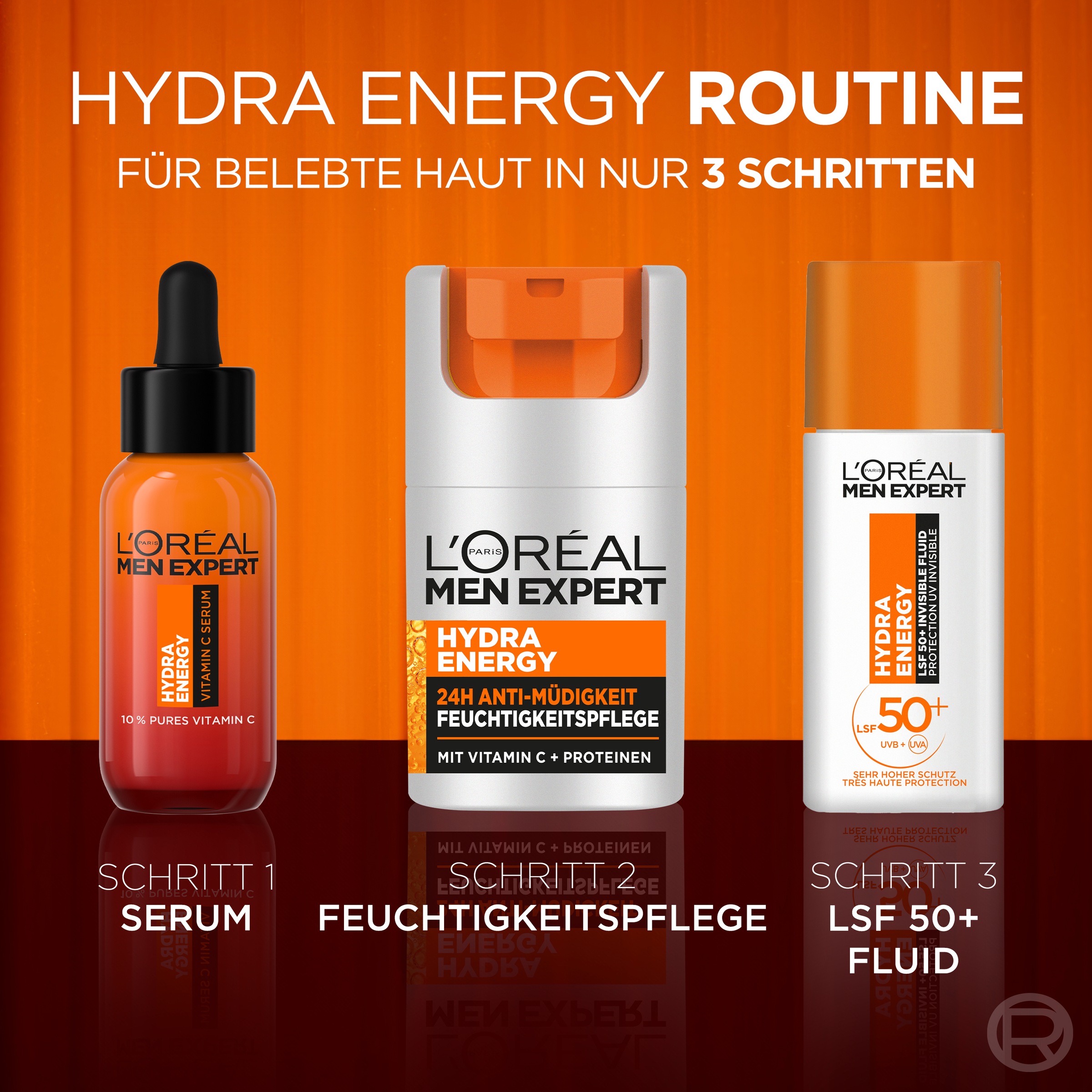 L'ORÉAL PARIS MEN EXPERT Gesichtsfluid »L'Oréal Men Expert Tägliches LSF 50+ Invisible Fluid«