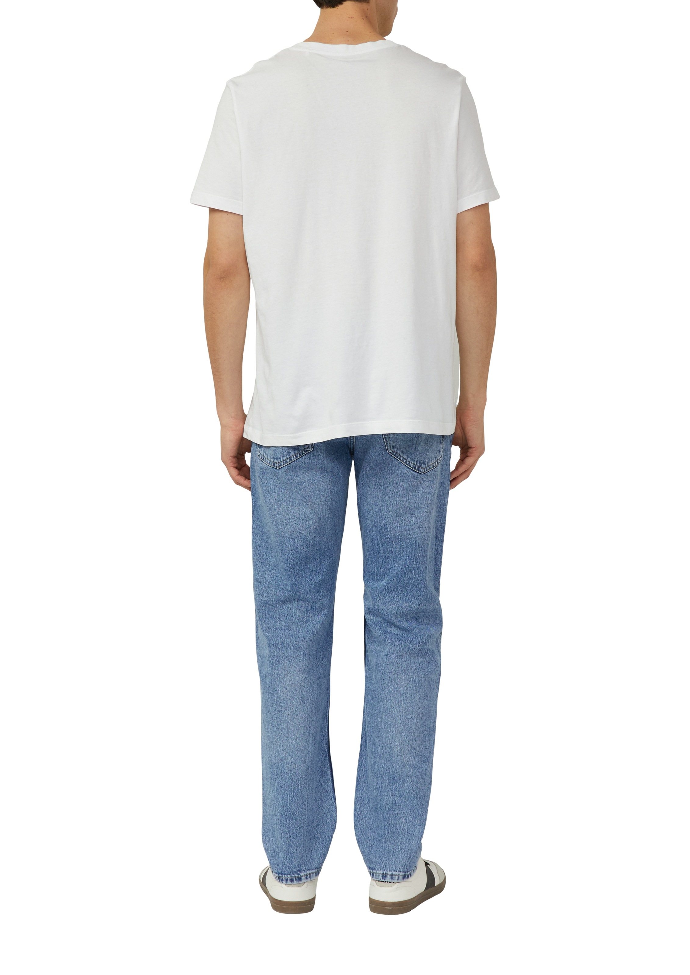 5-Pocket-Jeans S.OLIVER, Herren, Gr. 33, Länge 32, blau, Denim/Jeans, Obermaterial: 99% Baumwolle, 1% Elasthan, unifarben, normal, Jeans 5-Pocket-Jeans, mit Stretch 3