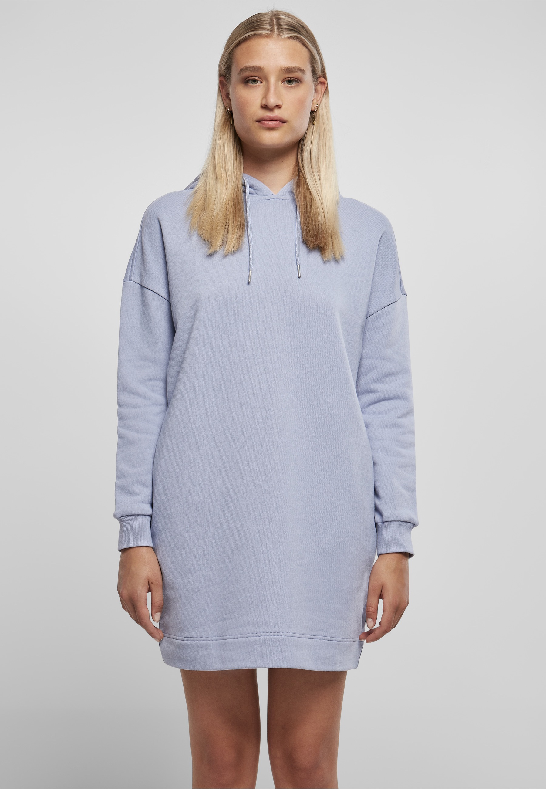 URBAN CLASSICS A-Linien-Kleid »Urban Classics Damen Ladies Organic Oversized Terry Hoody Dress« 1 Stk. tlg.
