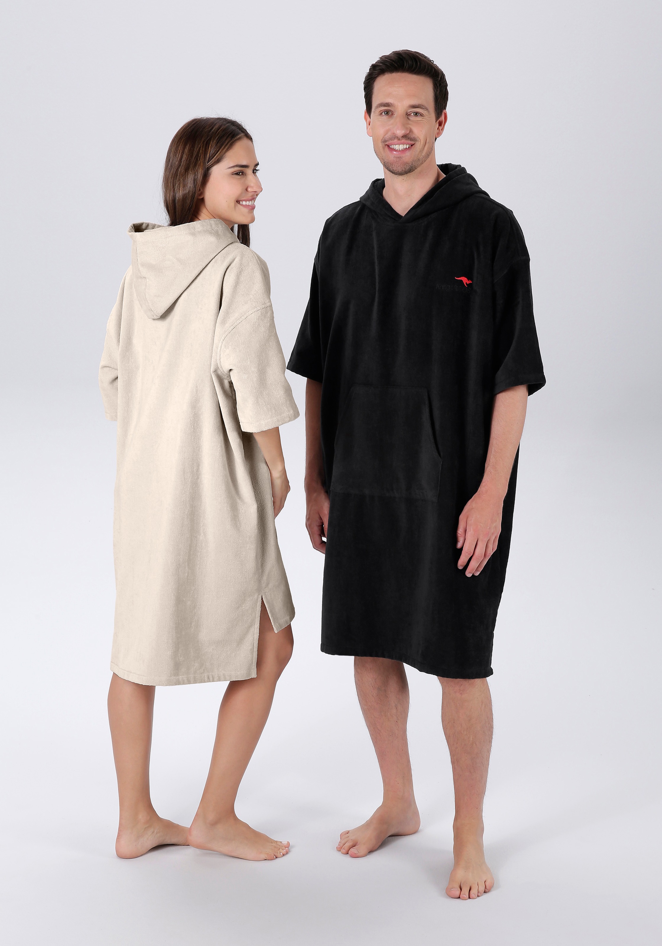 KangaROOS Badeponcho "Summer, ideal für Sauna, Spa & im Urlaub, Damen & Her günstig online kaufen