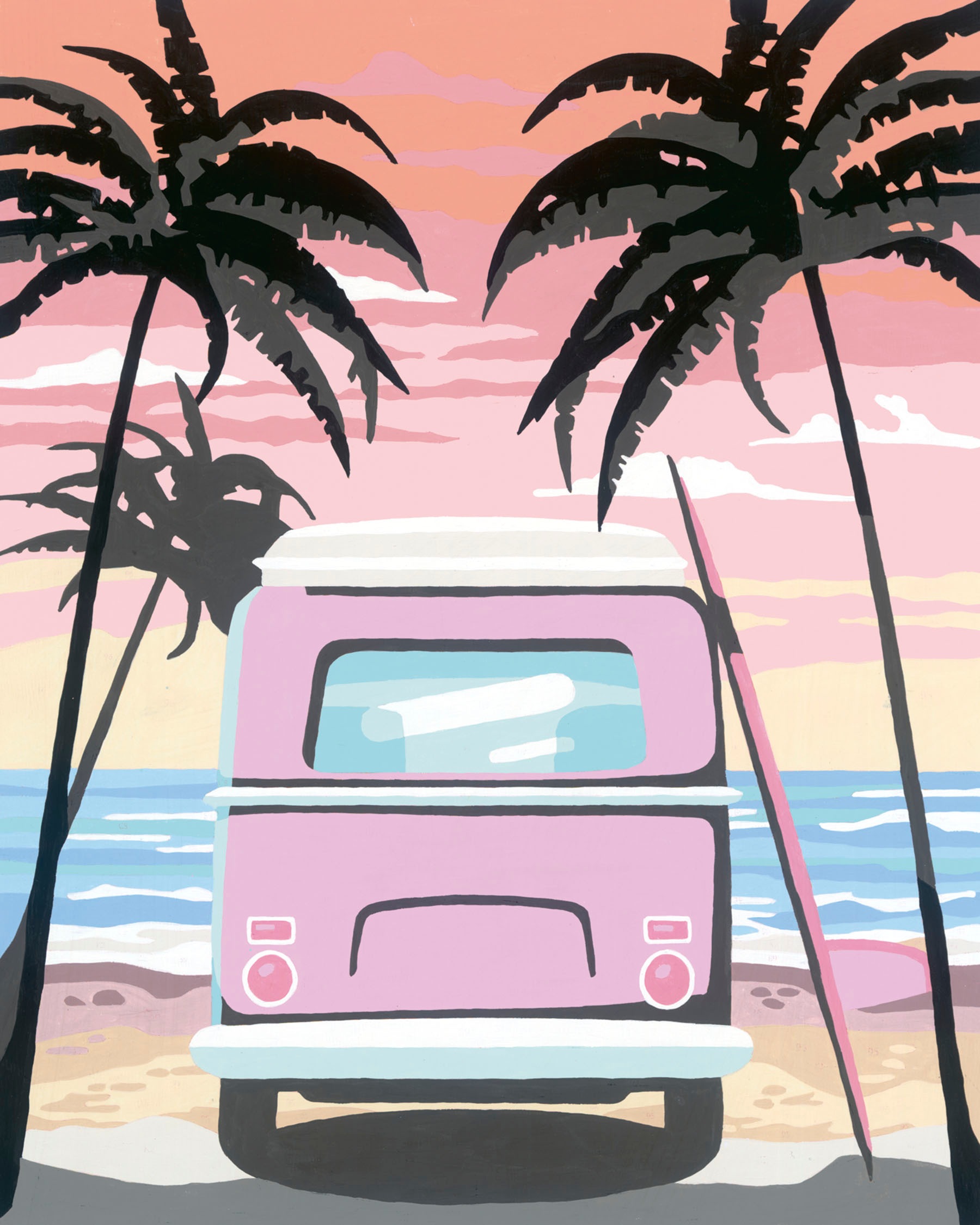 Ravensburger Malen nach Zahlen »CreArt, Beach Life«, Made in Europe
