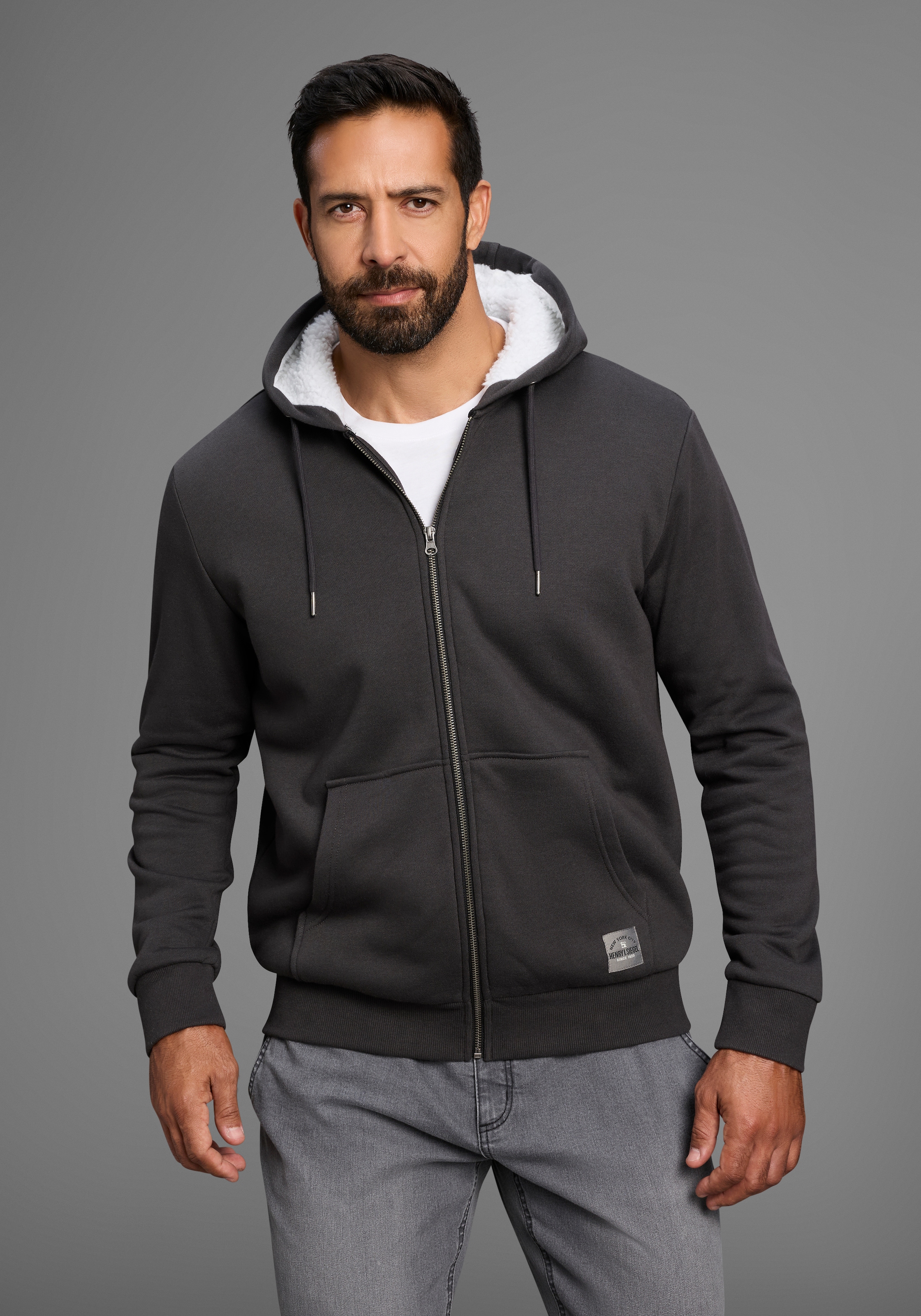 H.I.S Sweatjacke, mit Teddyfutter - NEUE KOLLEKTION