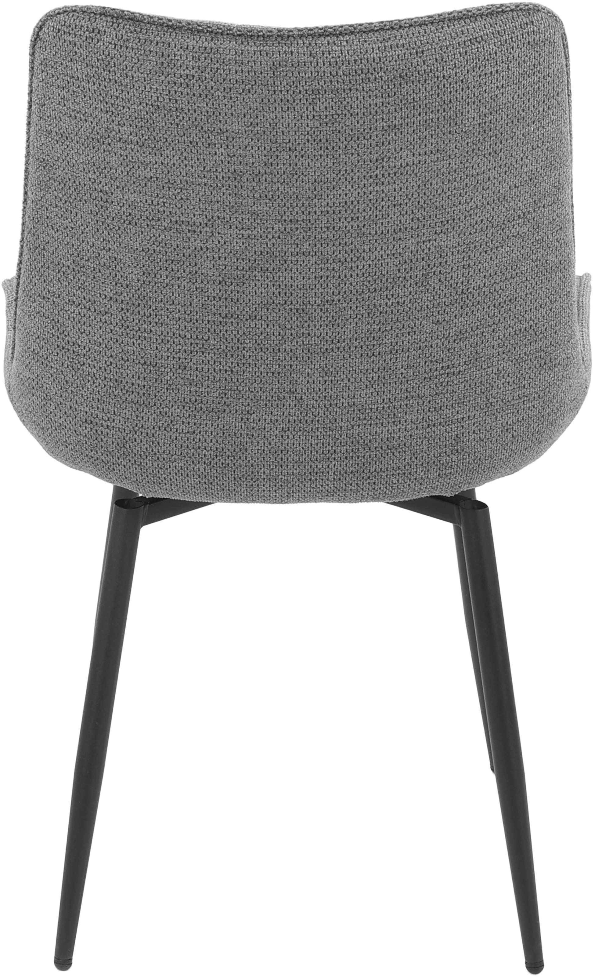 HELA 4-Fußstuhl »NEWPORT« (Set) 2 Stk.4-Fuß,XL-Sitzbreite,360°drehbar,Rundrohrgestell konisch