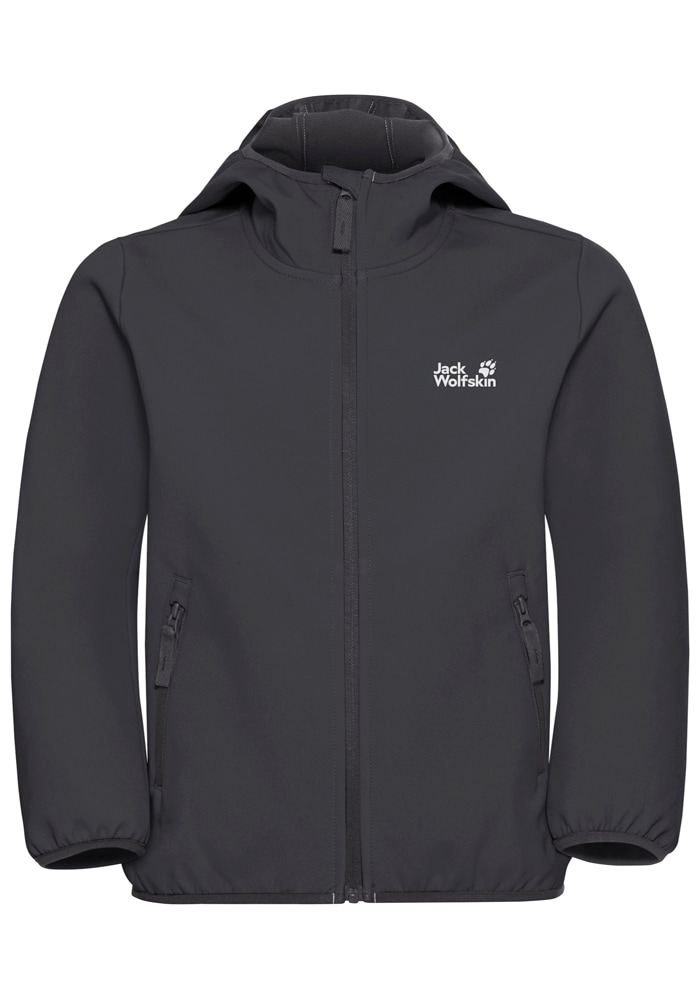 Jack Wolfskin Softshelljacke »FOURWINDS JACKET KIDS«, mit Kapuze