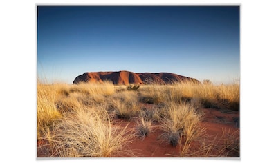 Poster »Ayers Rock Sonnenuntergang«, Australien, (1 St.)